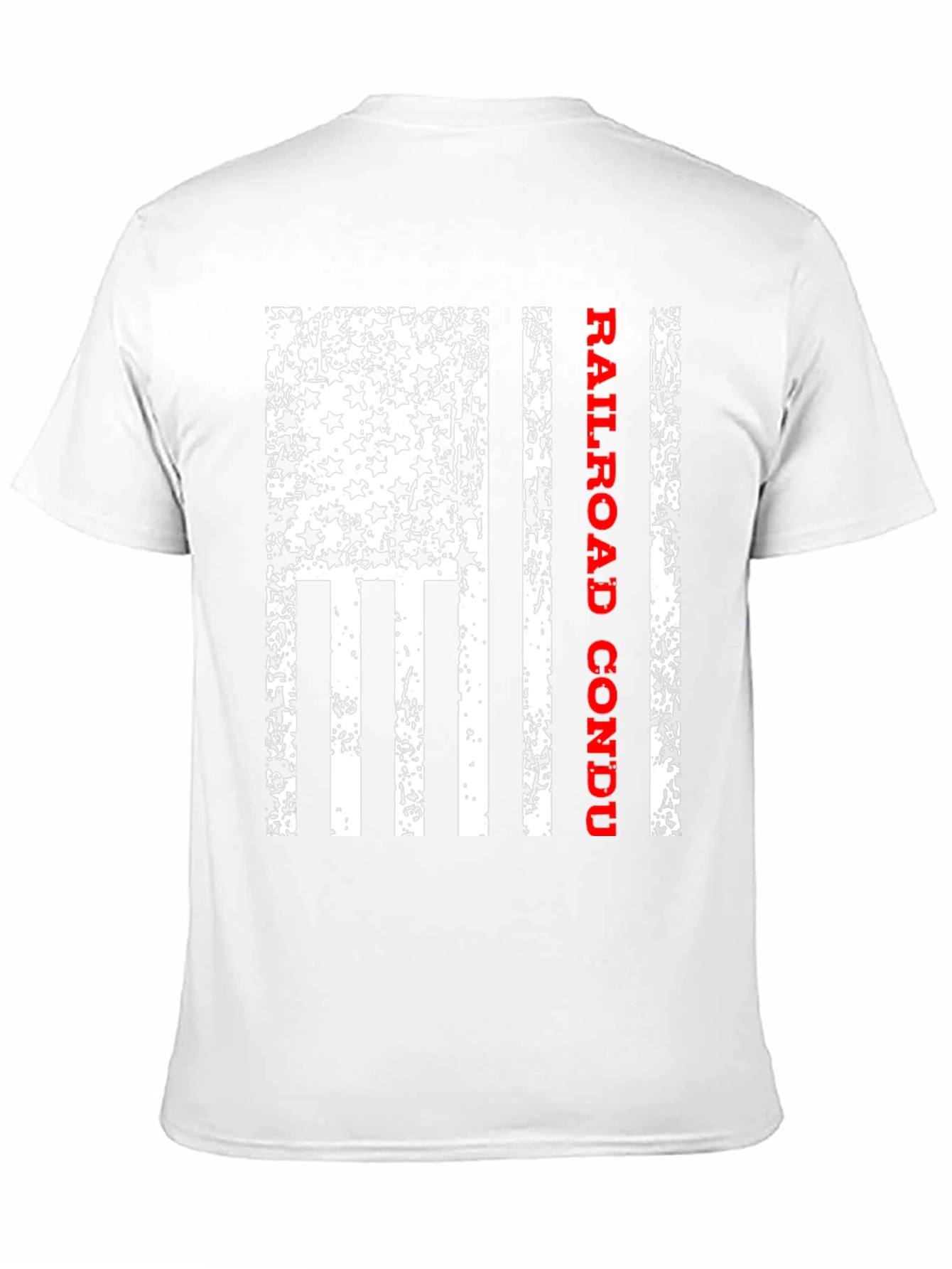 Railroad Conductor Flag T-Shirt