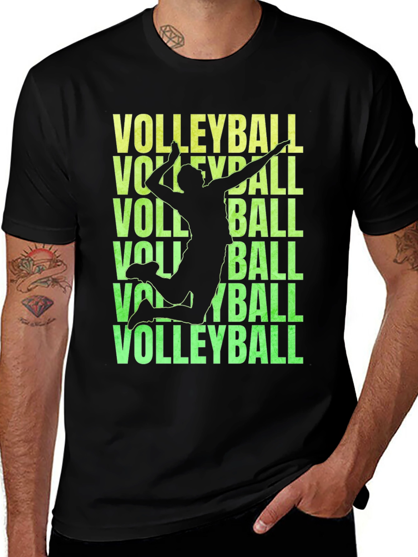 Volleyball Graphic Tee - Sports Fan Apparel