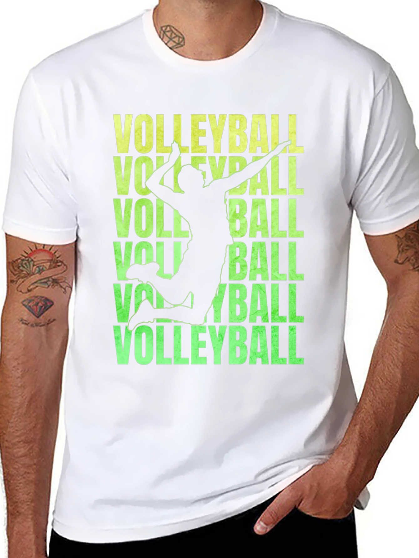 Volleyball Graphic Tee - Sports Fan Apparel