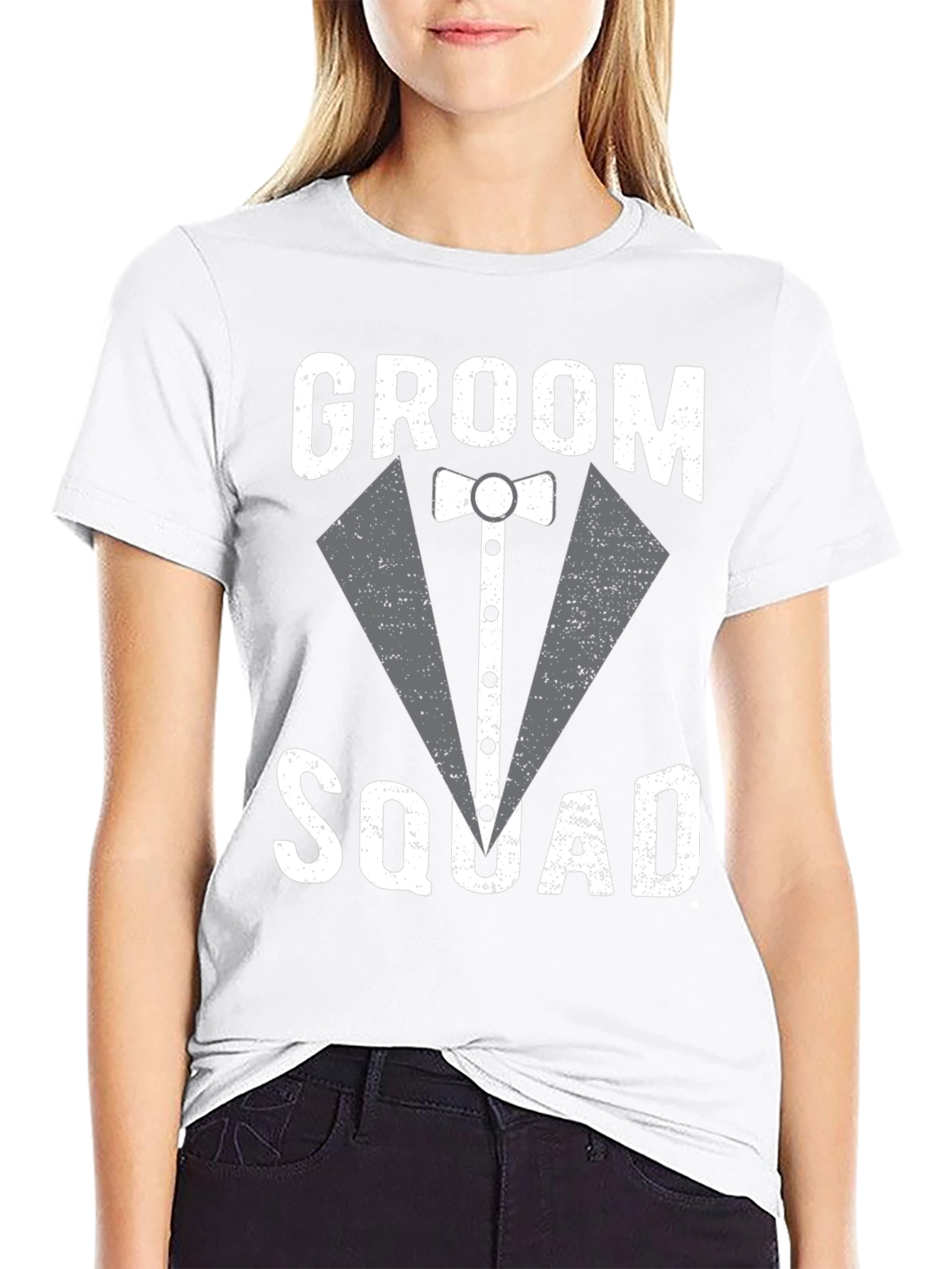 Groom Squad Tuxedo T-Shirt - Wedding Party Apparel