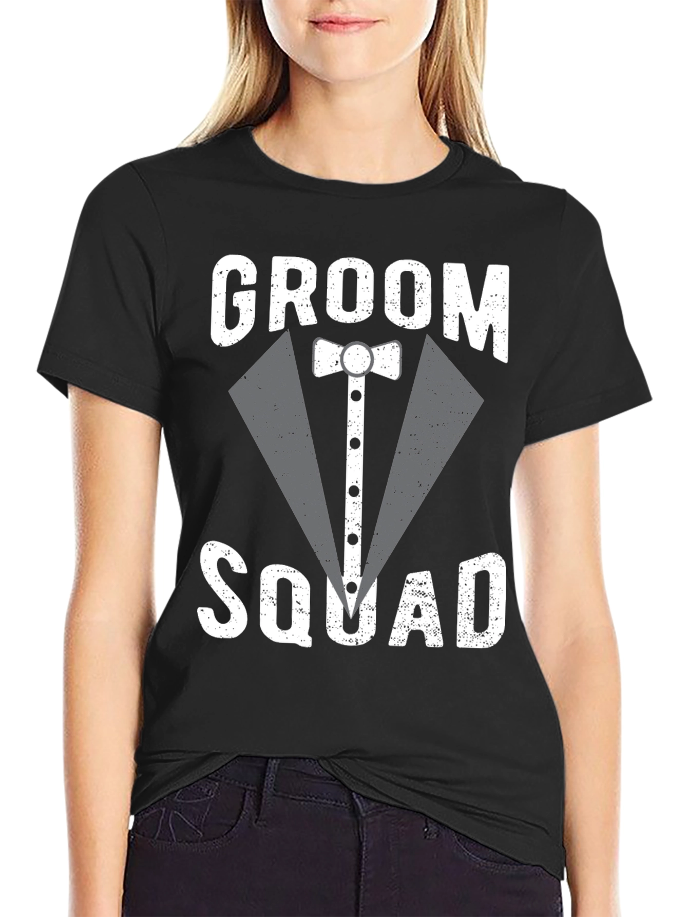 Groom Squad Tuxedo T-Shirt - Wedding Party Apparel