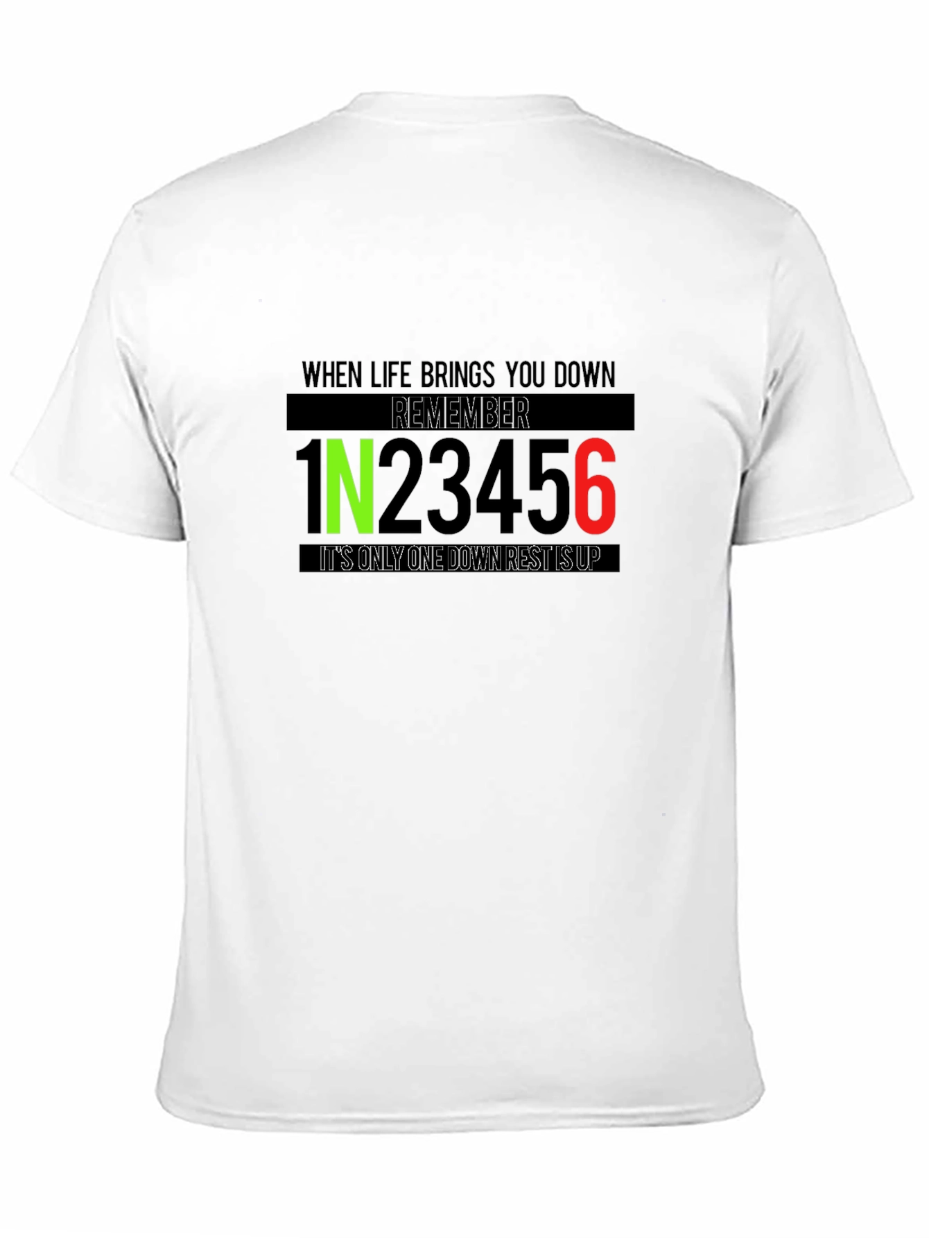 Motorcycle Gear Shift Pattern T-Shirt - Ride Safe