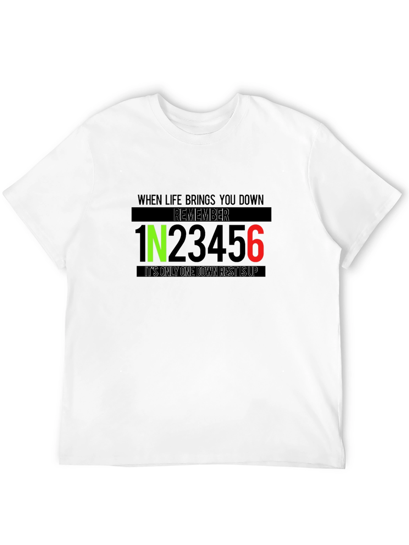 Motorcycle Gear Shift Pattern T-Shirt - Ride Safe