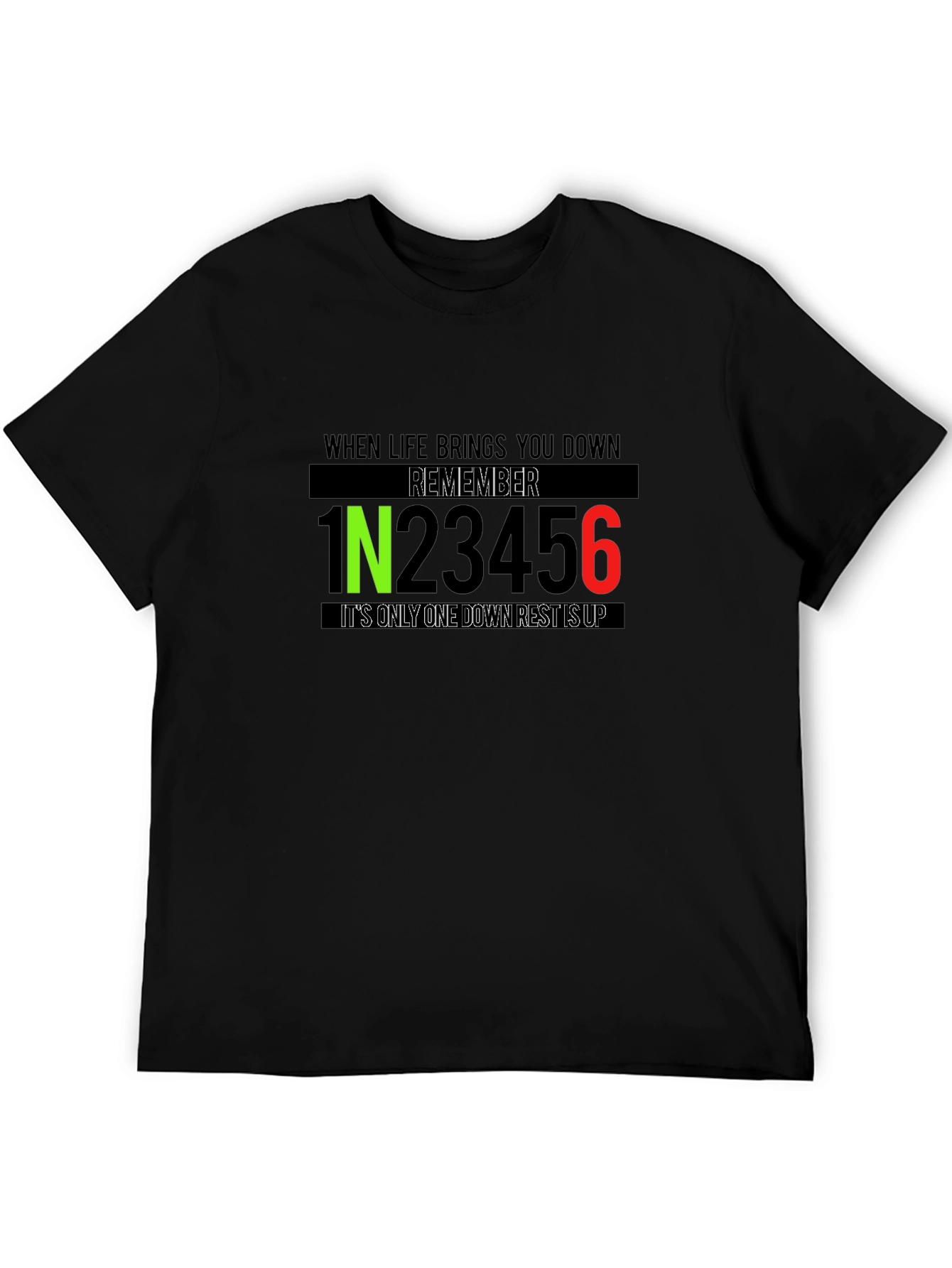 Motorcycle Gear Shift Pattern T-Shirt - Ride Safe