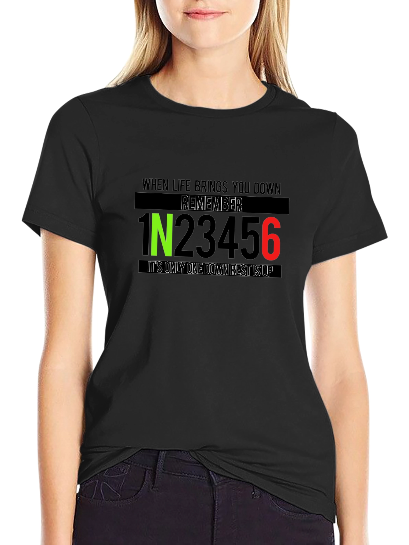 Motorcycle Gear Shift Pattern T-Shirt - Ride Safe