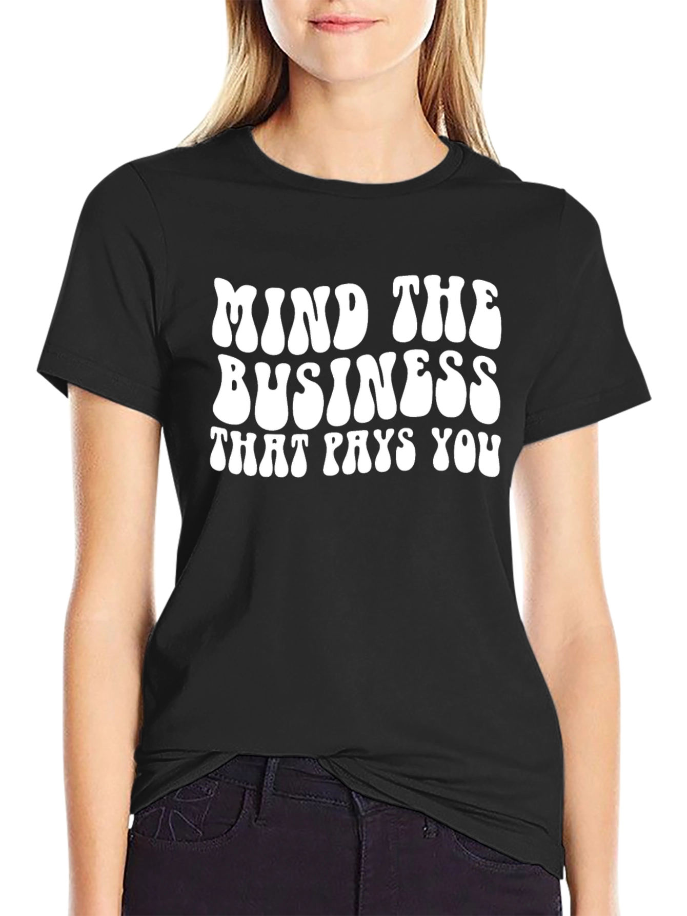 Mind The Business T-Shirt - Black