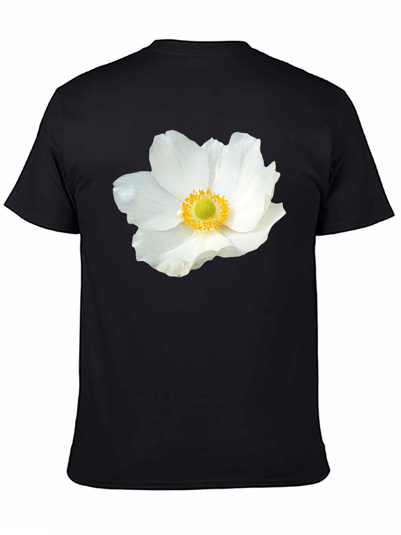 Floral Graphic Black T-Shirt