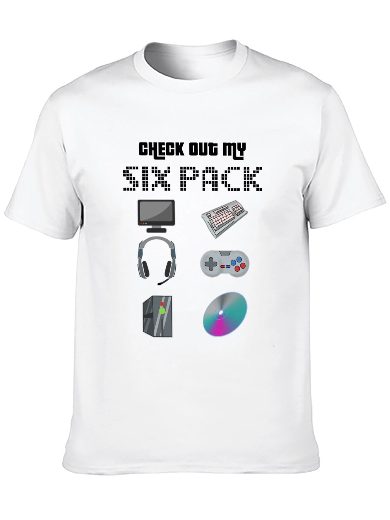 Gamer Six Pack Graphic Tee