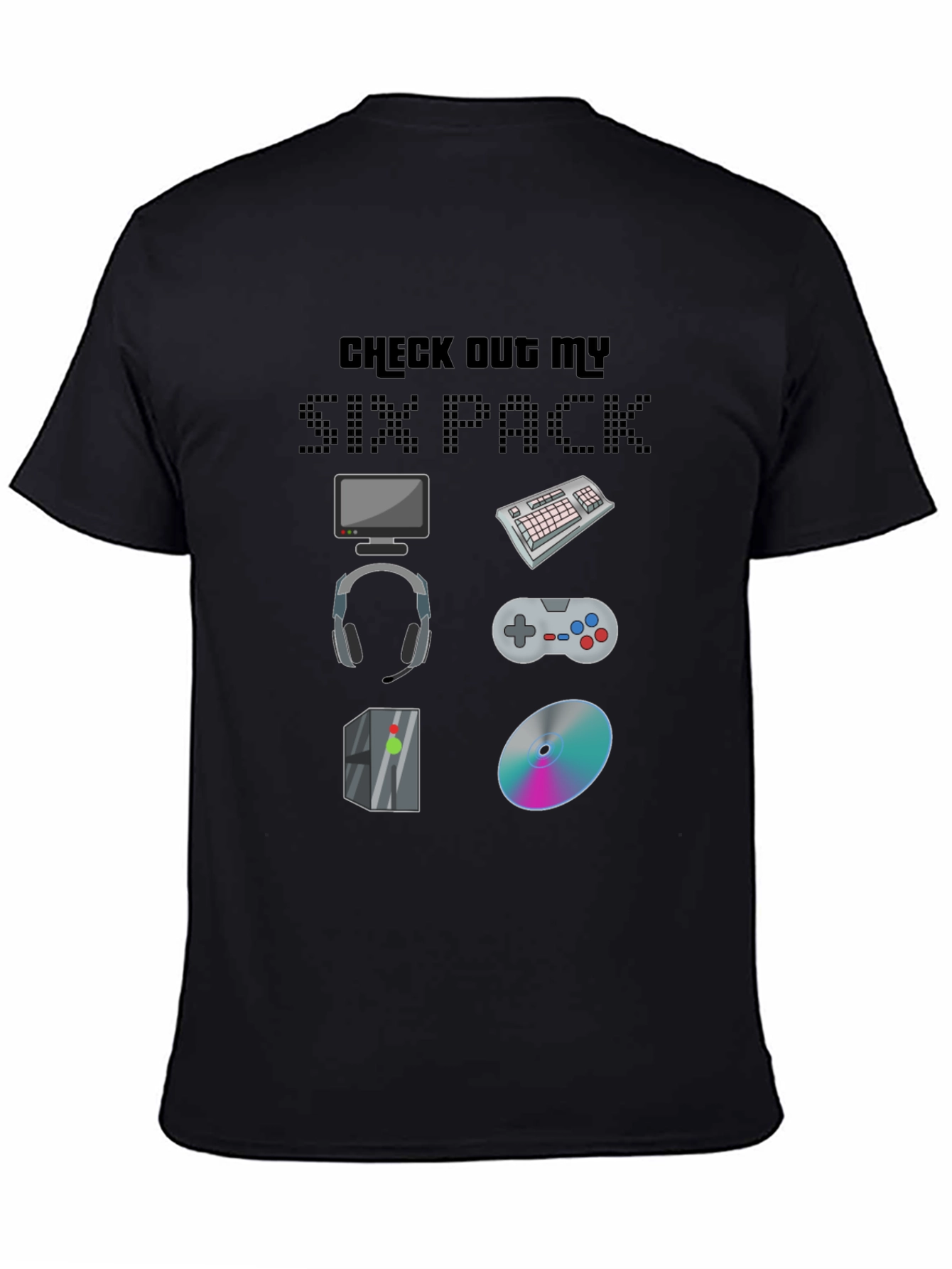 Gamer Six Pack Graphic Tee