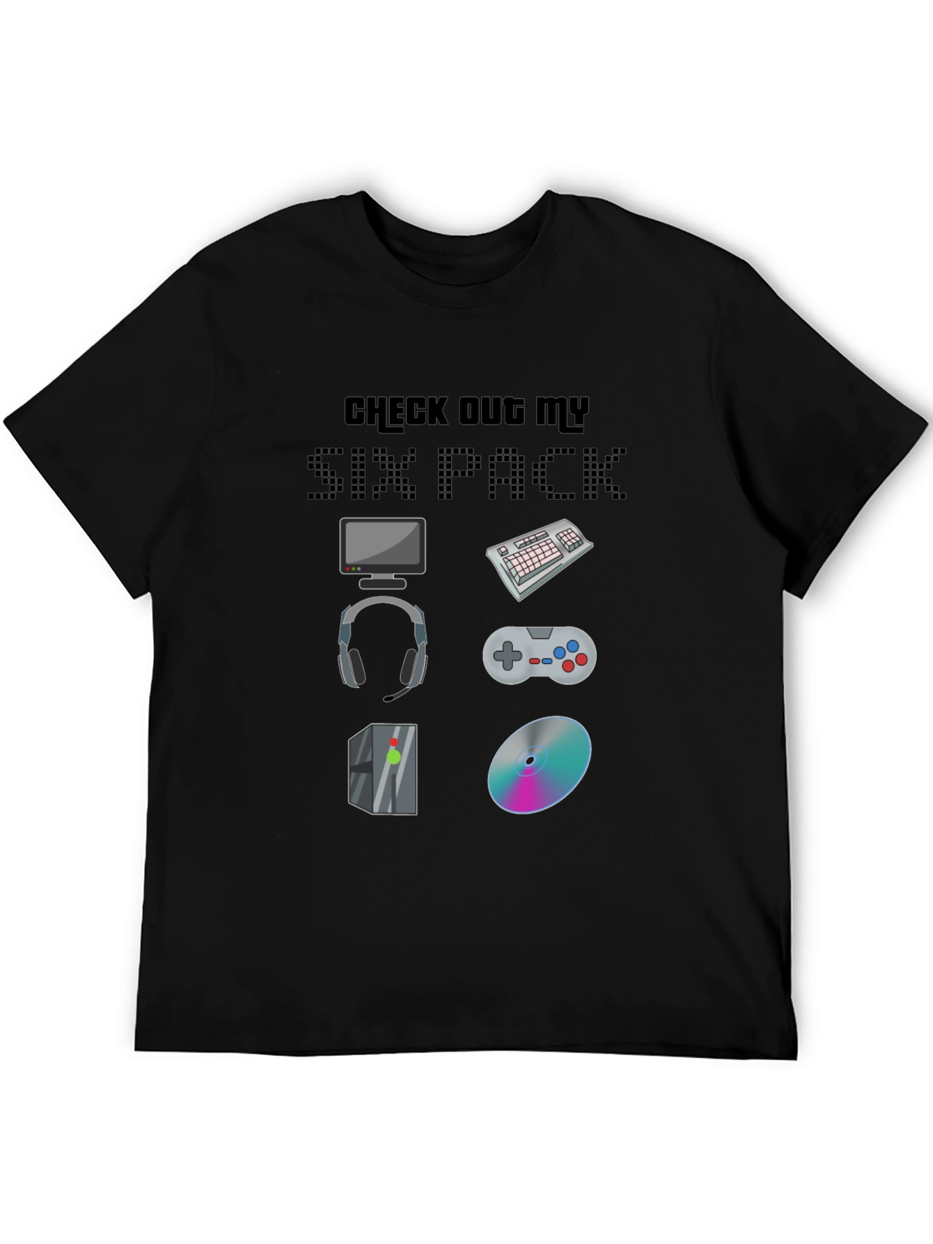Gamer Six Pack Graphic Tee