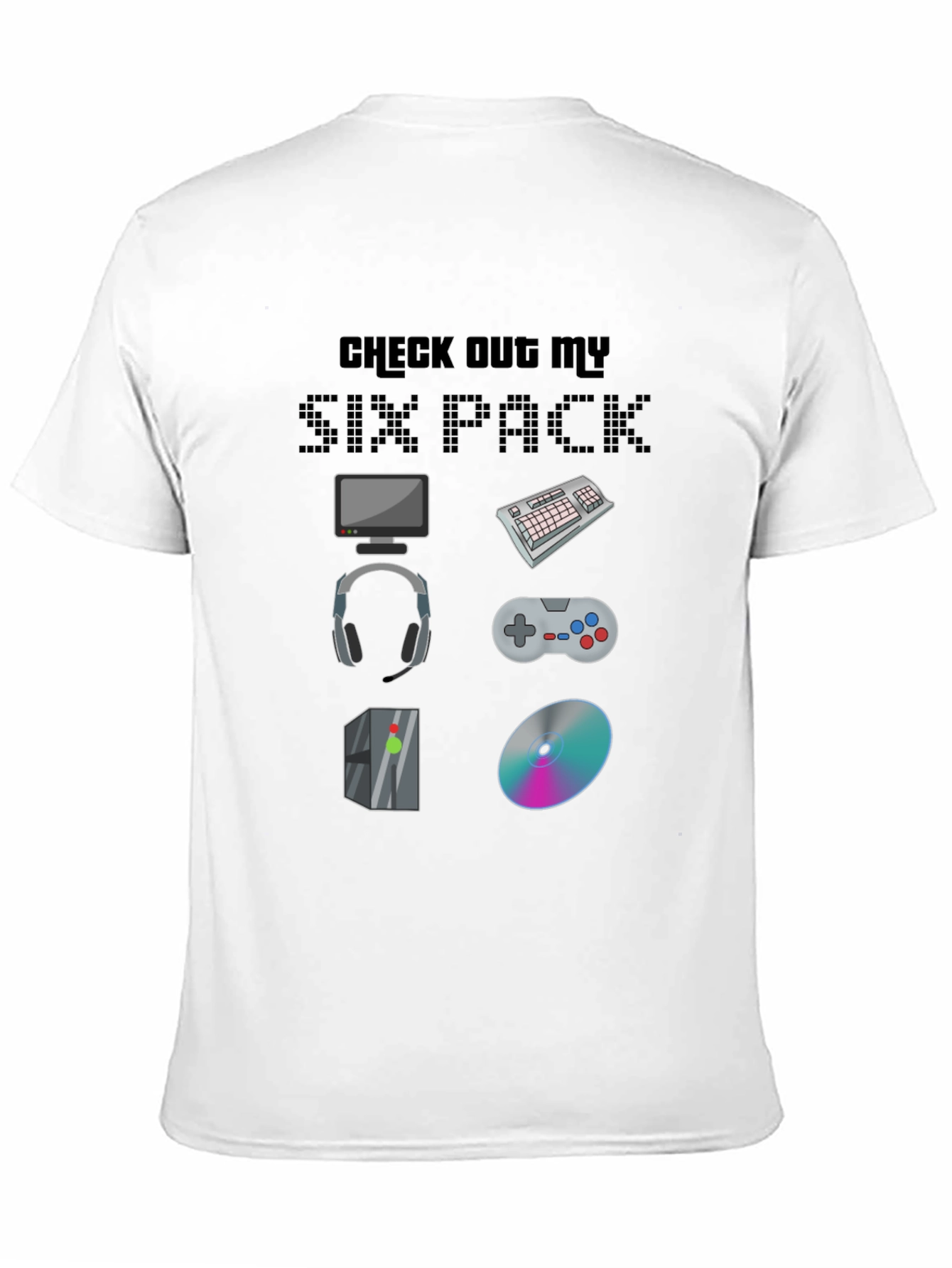 Gamer Six Pack Graphic Tee