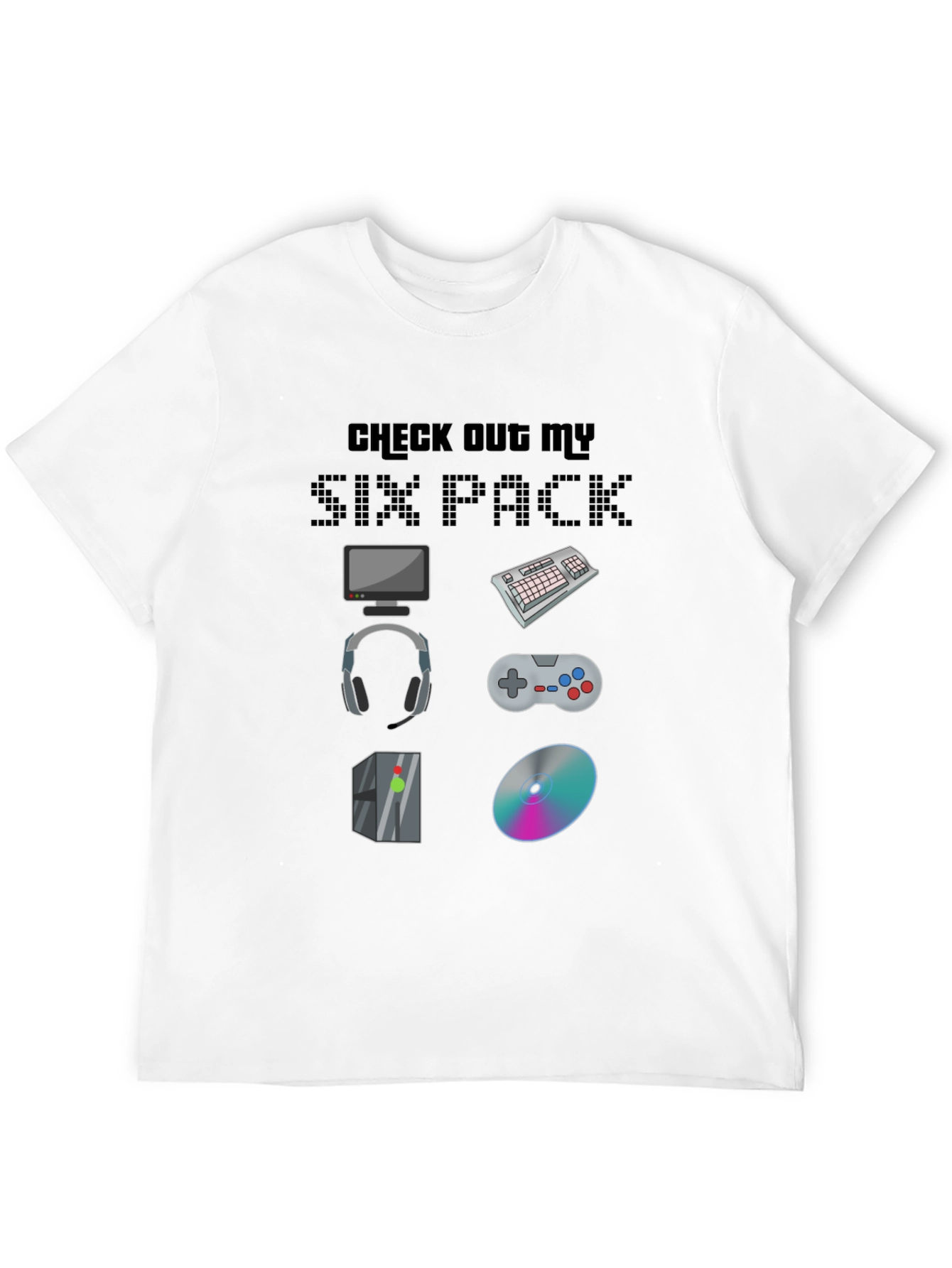 Gamer Six Pack Graphic Tee