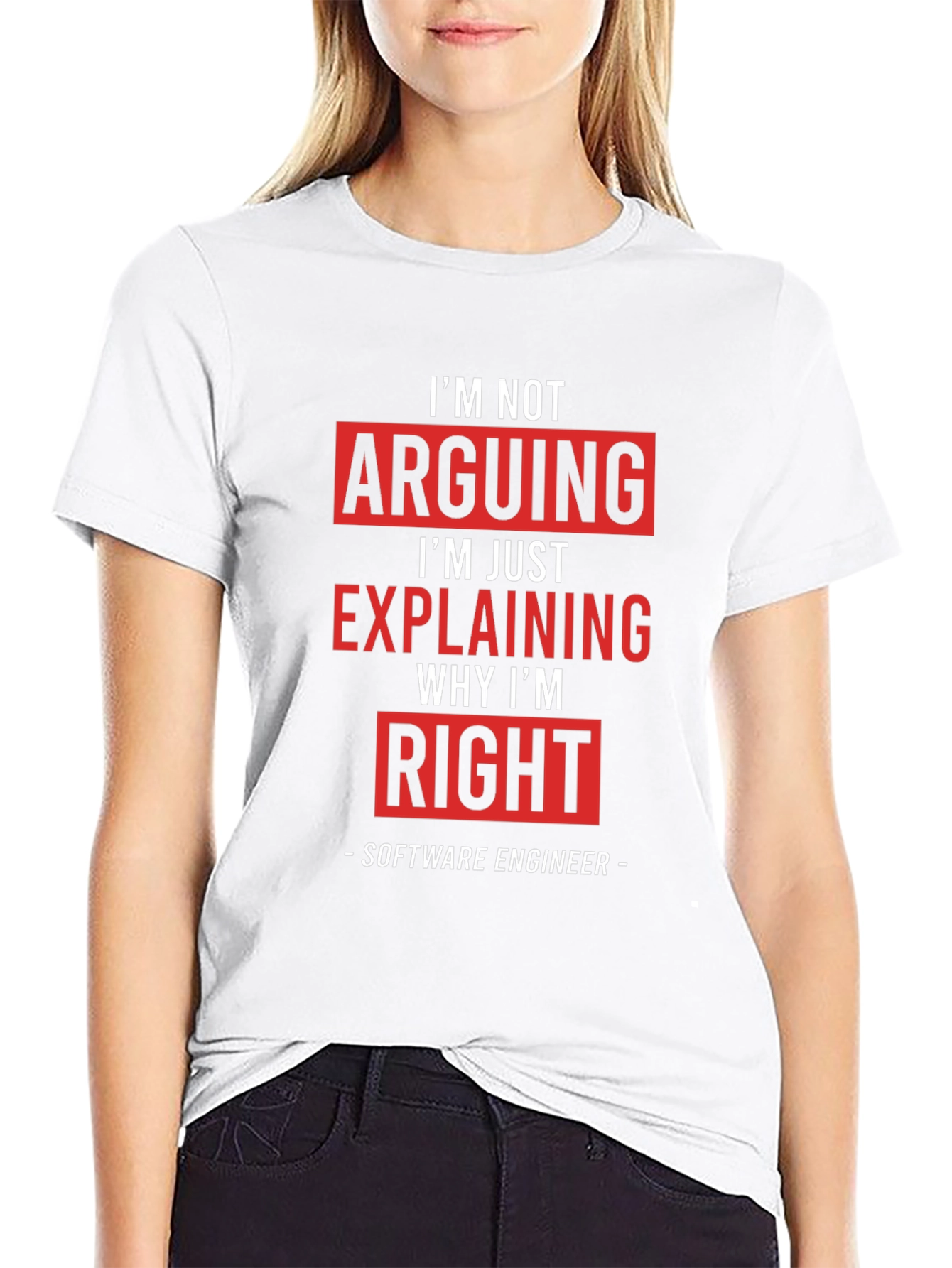 Im Not Arguing Funny Software Engineer T-Shirt