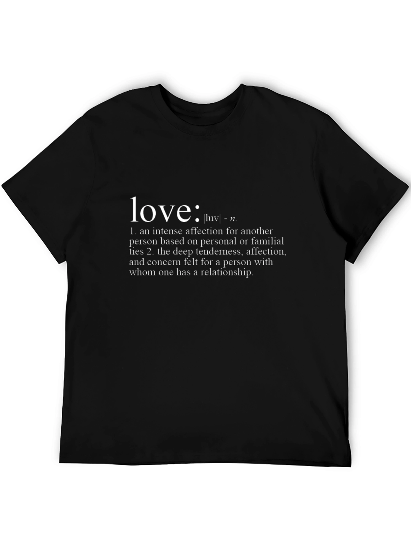 Definition of Love Black T-Shirt