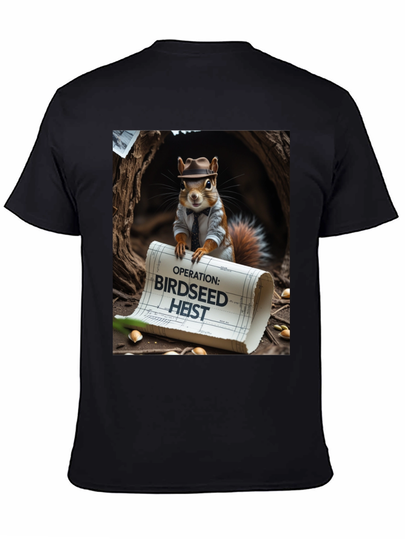 Birdseed Heist Squirrel Tee