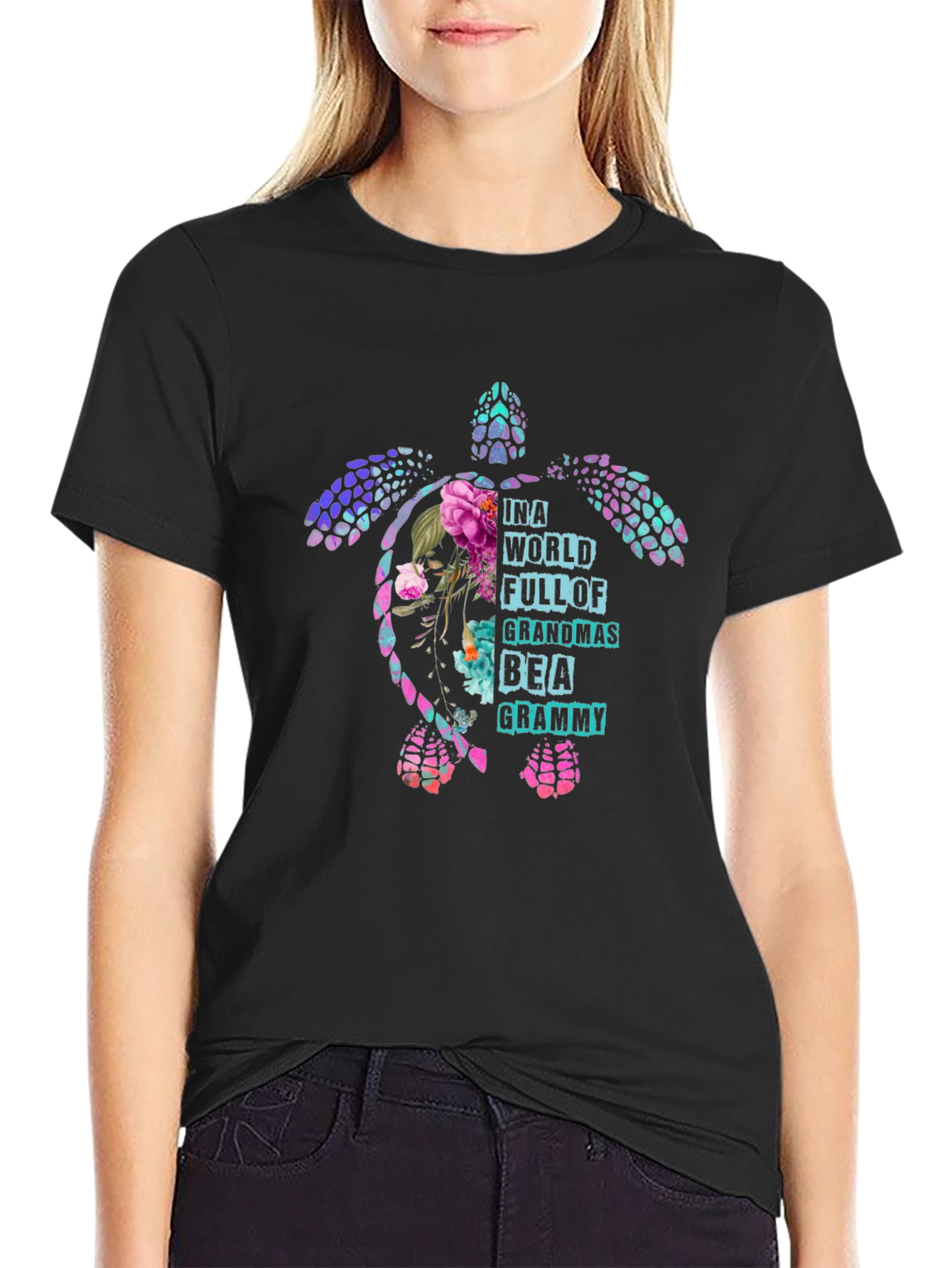 Grandma Turtle Graphic Tee