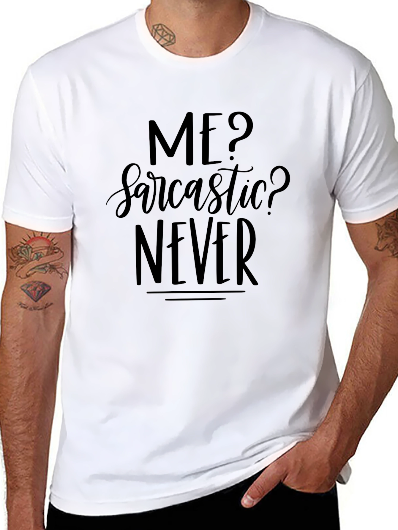 Sarcastic Never Graphic Tee