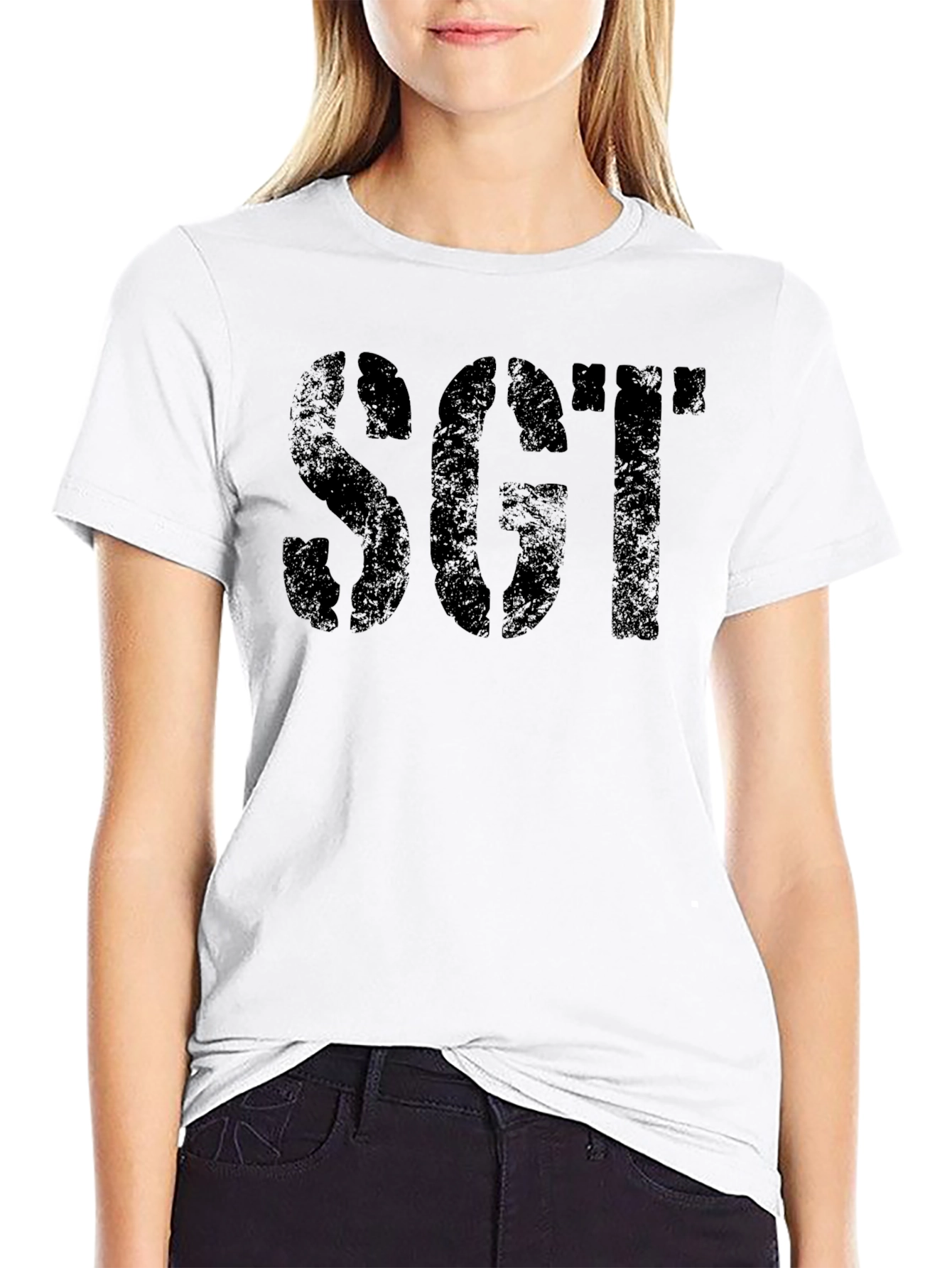 SGT Graphic Tee - Military Inspired Distressed Print