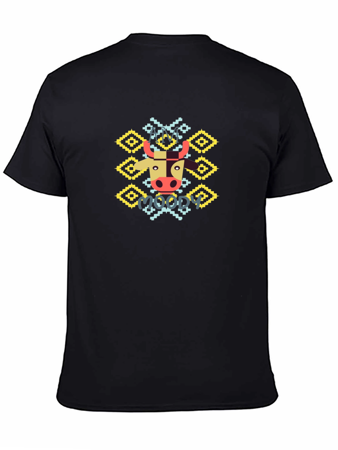 Moody Cow Graphic Tee - Fun & Unique Style
