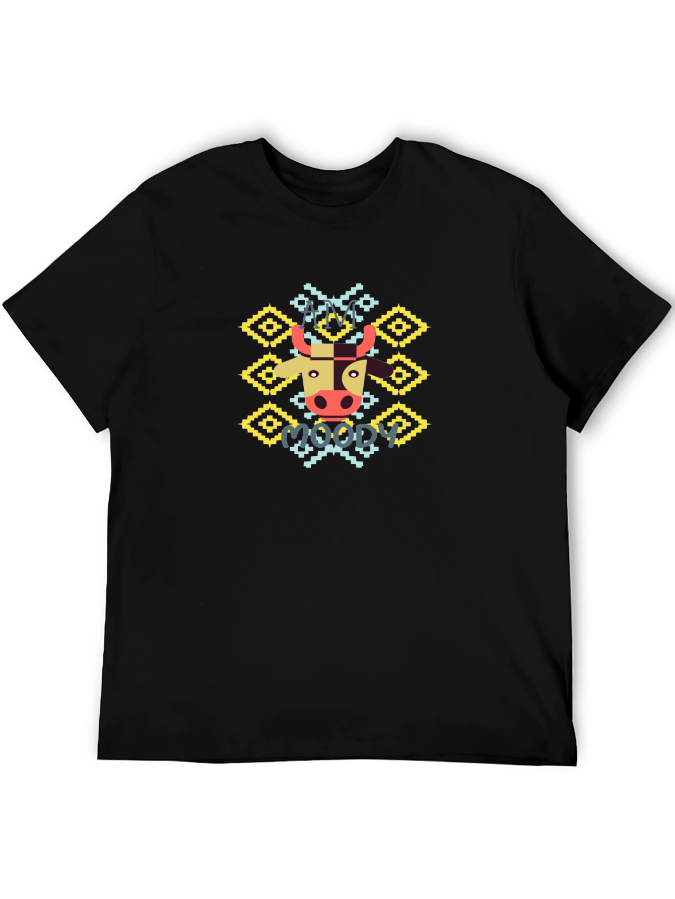 Moody Cow Graphic Tee - Fun & Unique Style