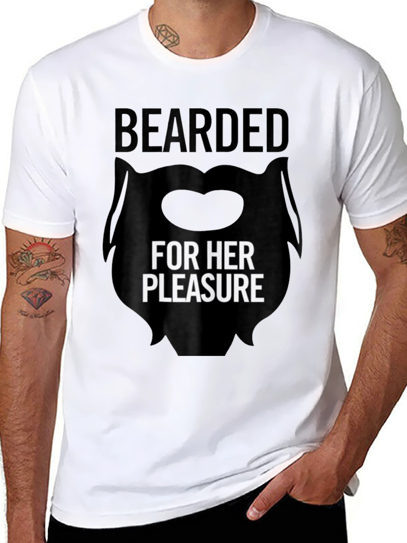 Bearded For Her Pleasure T-Shirt