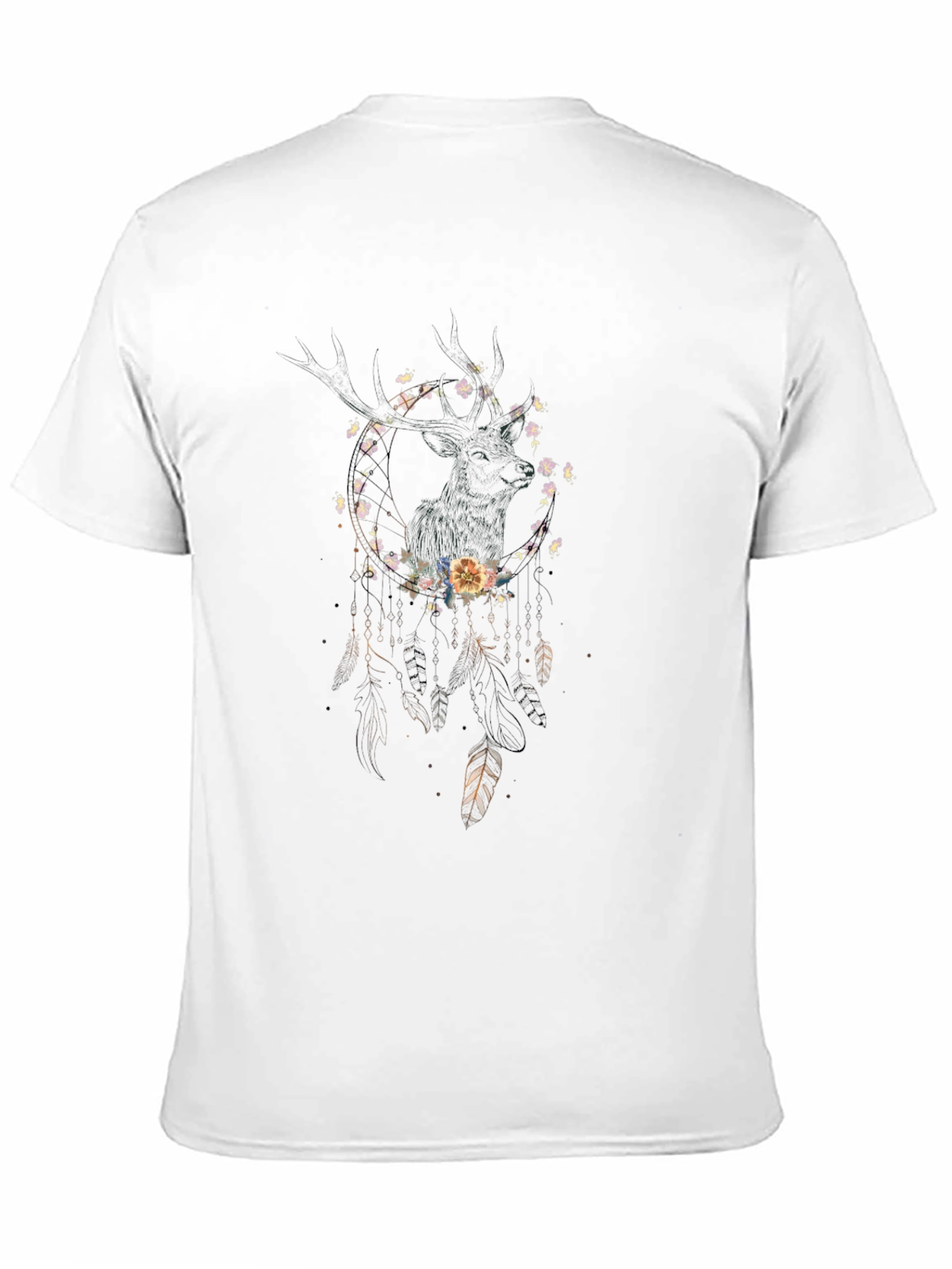 Dreamcatcher Floral Deer Graphic Tee