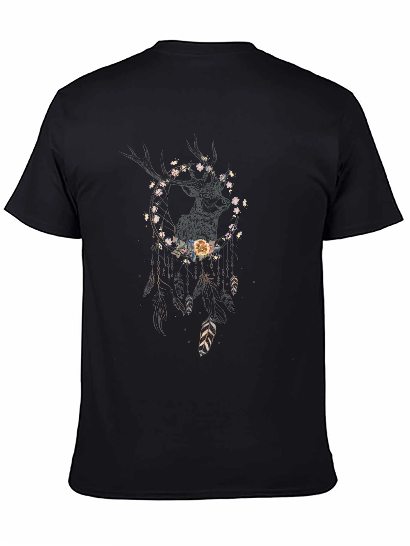 Dreamcatcher Floral Deer Graphic Tee