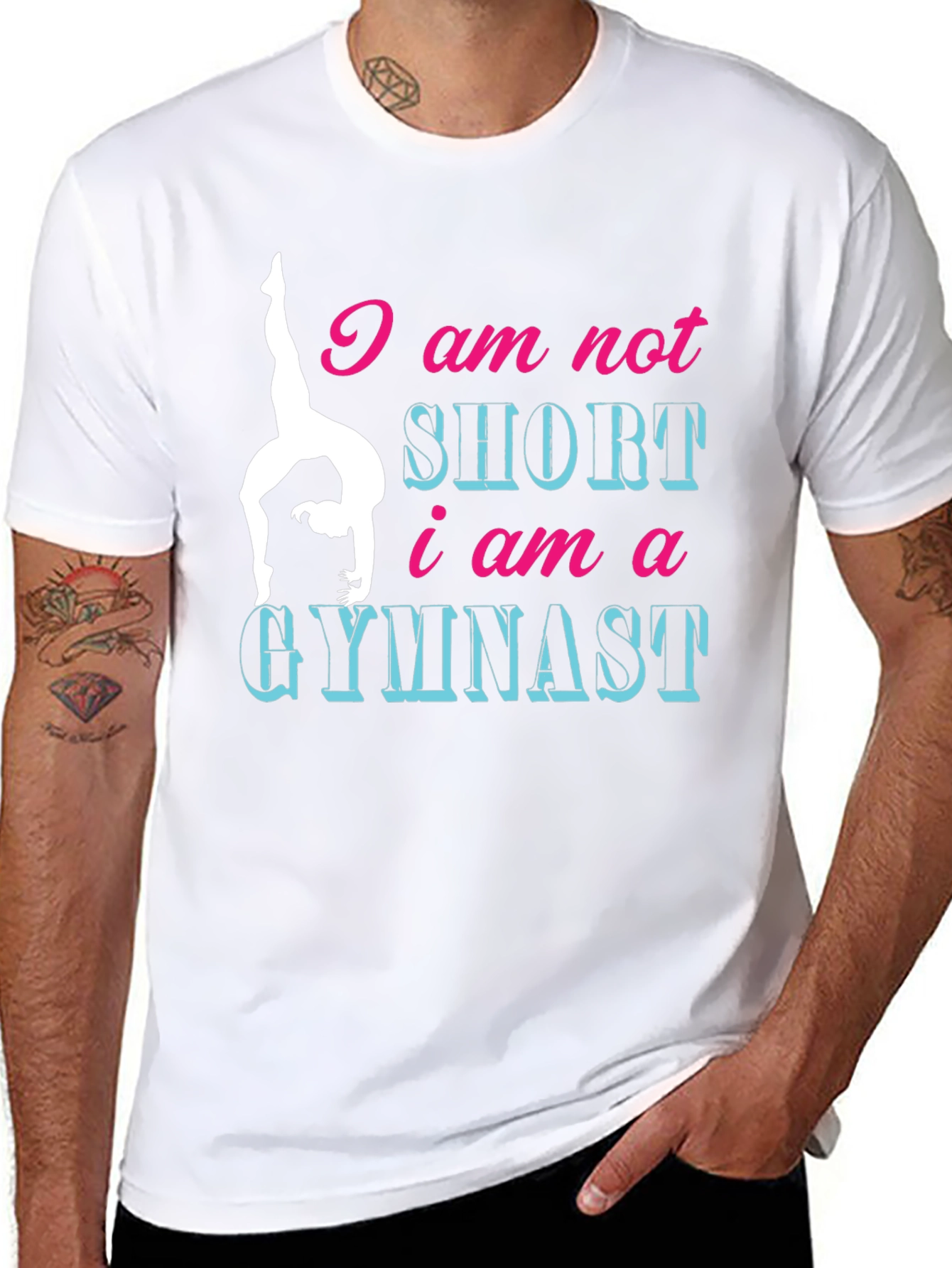 Gymnast Tee: I am Not Short
