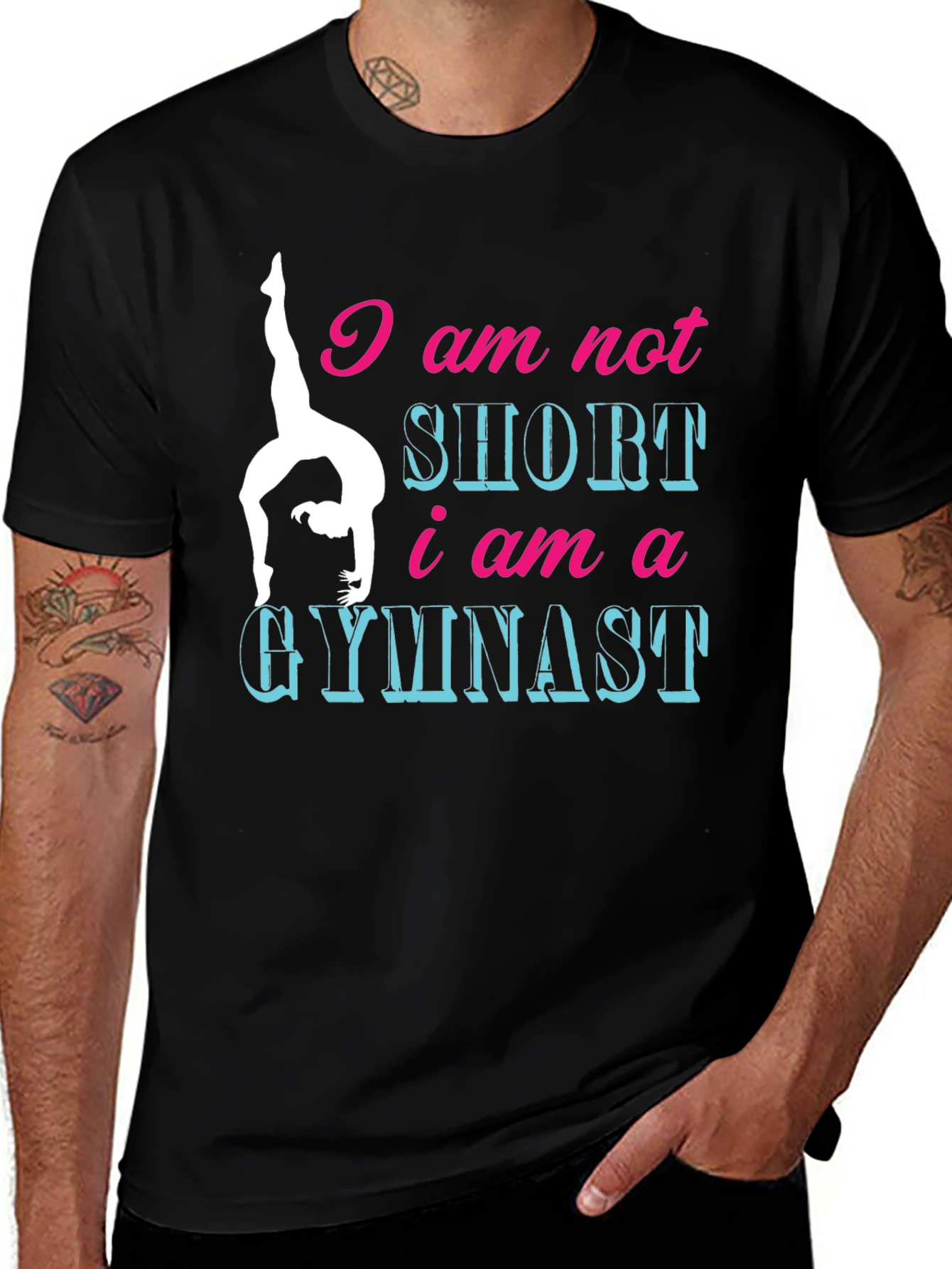 Gymnast Tee: I am Not Short
