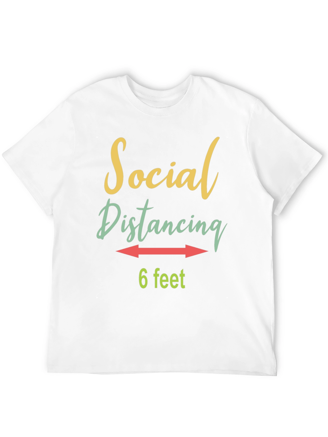 Social Distancing T-Shirt - 6 Feet
