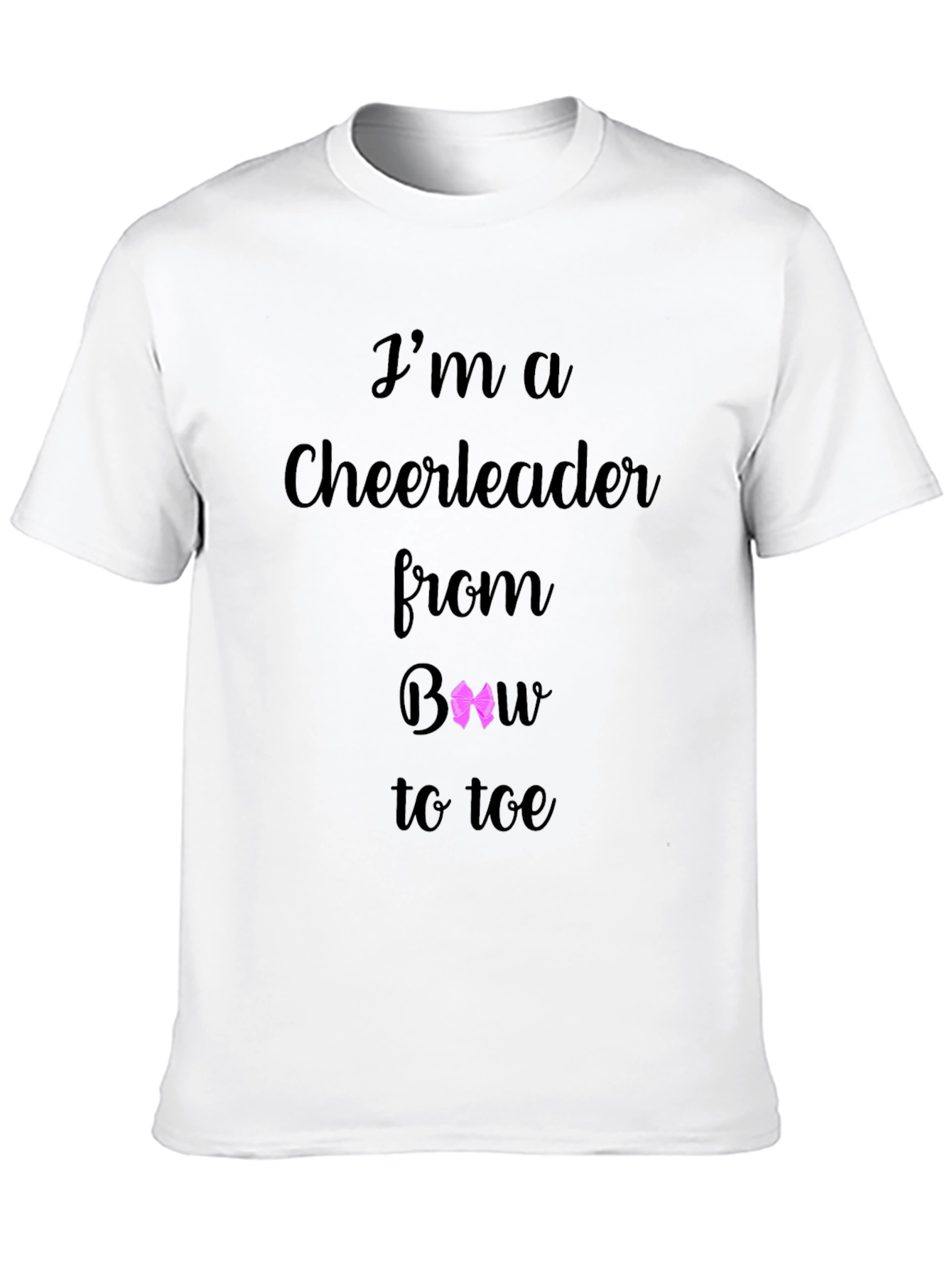 Cheerleader T-Shirt - Bow to Toe