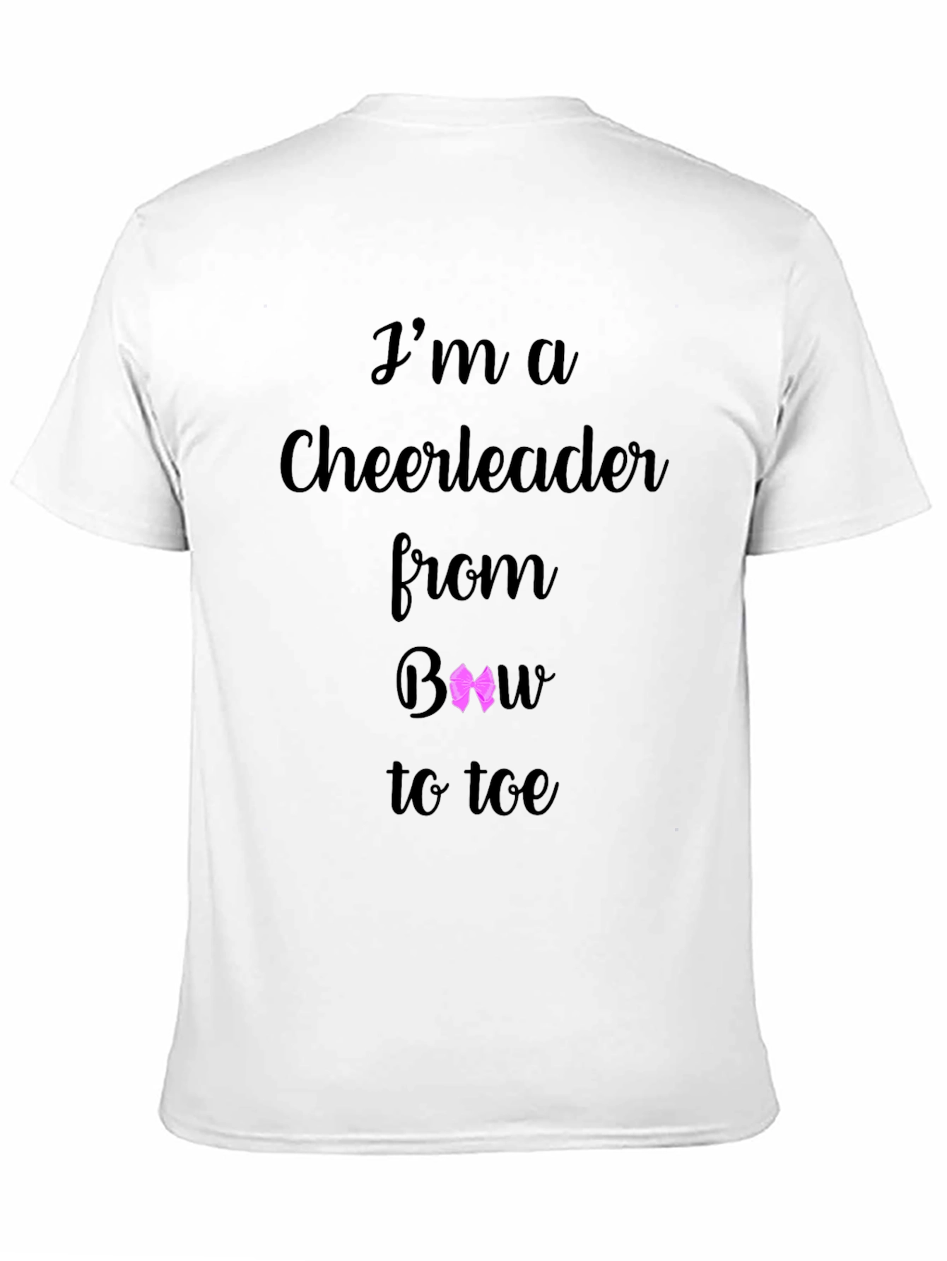 Cheerleader T-Shirt - Bow to Toe