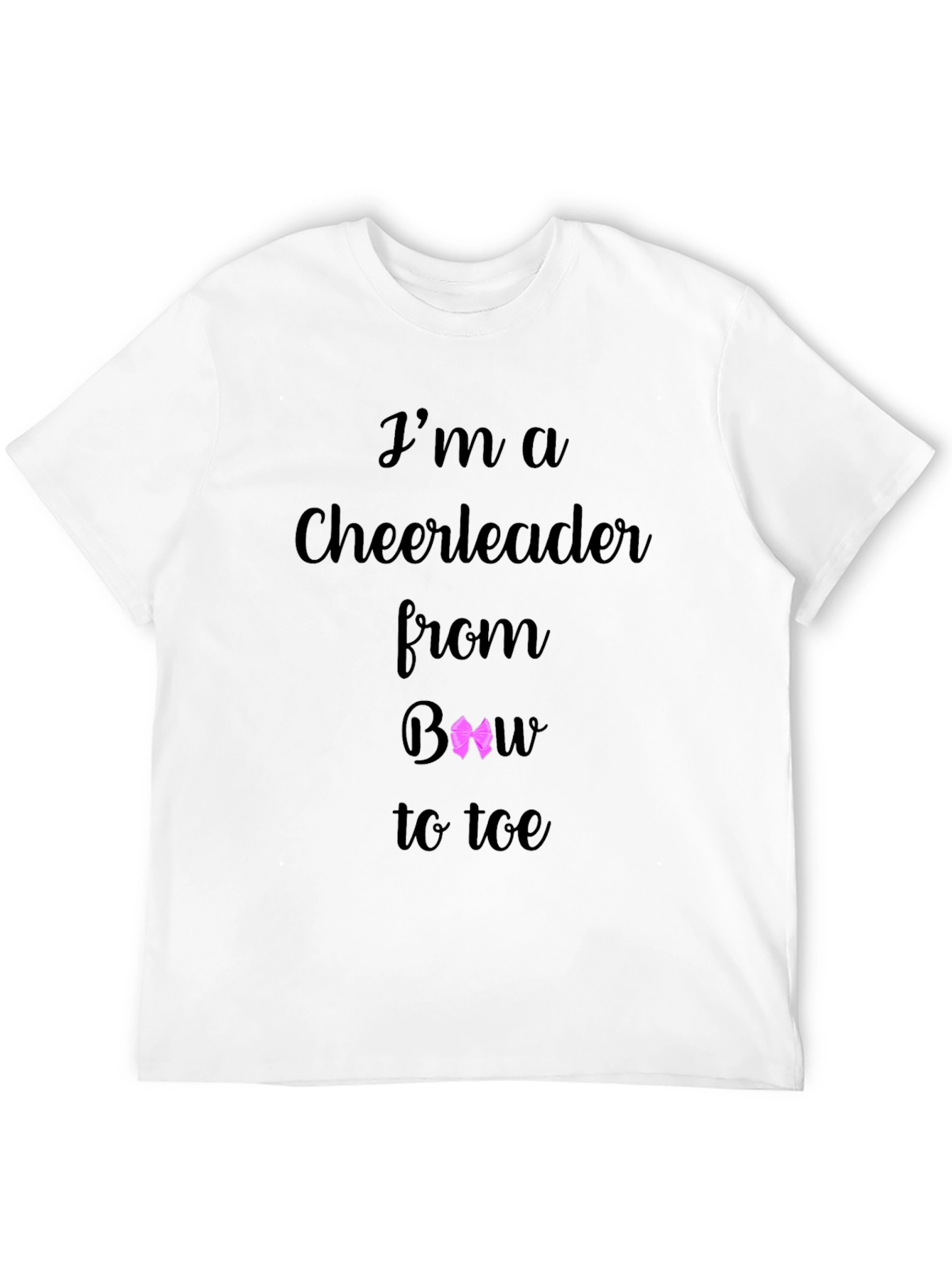 Cheerleader T-Shirt - Bow to Toe