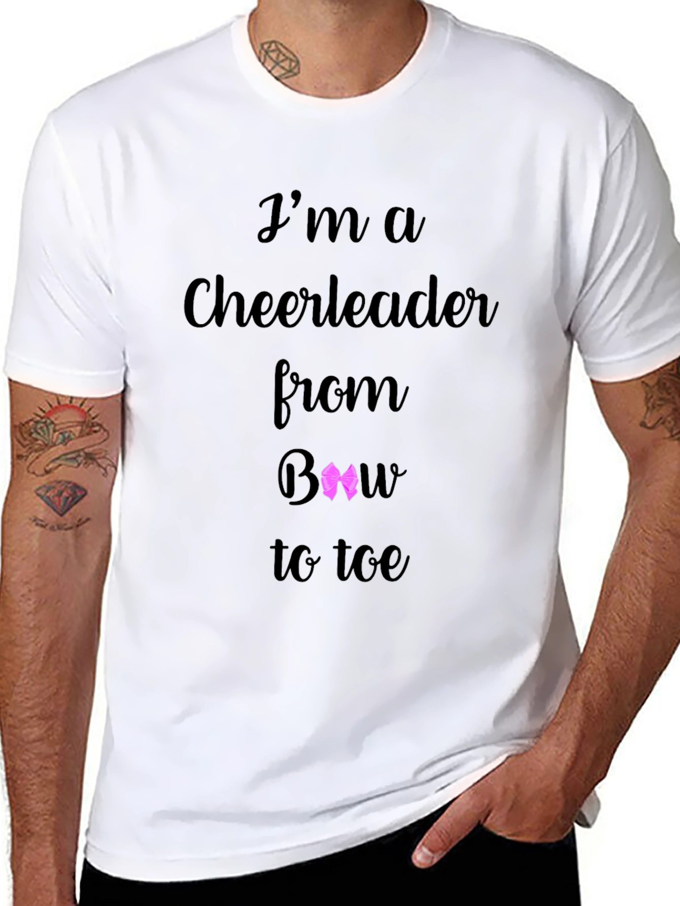 Cheerleader T-Shirt - Bow to Toe