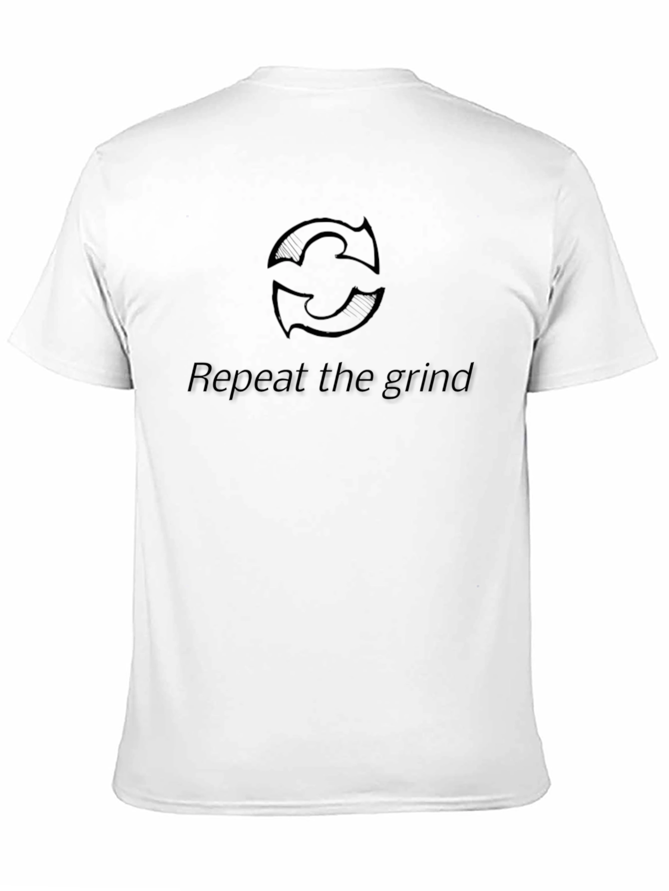 Repeat the Grind Graphic Tee - Soft Cotton Blend