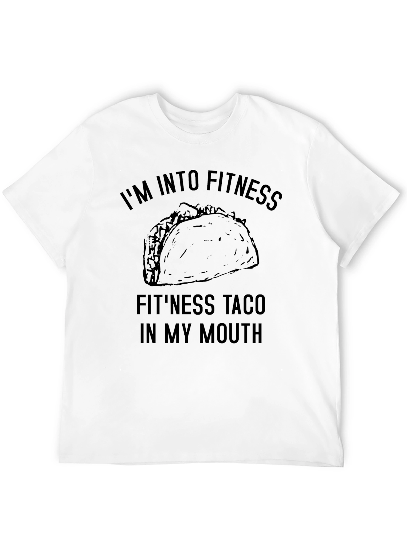 Fitness Taco Black T-Shirt