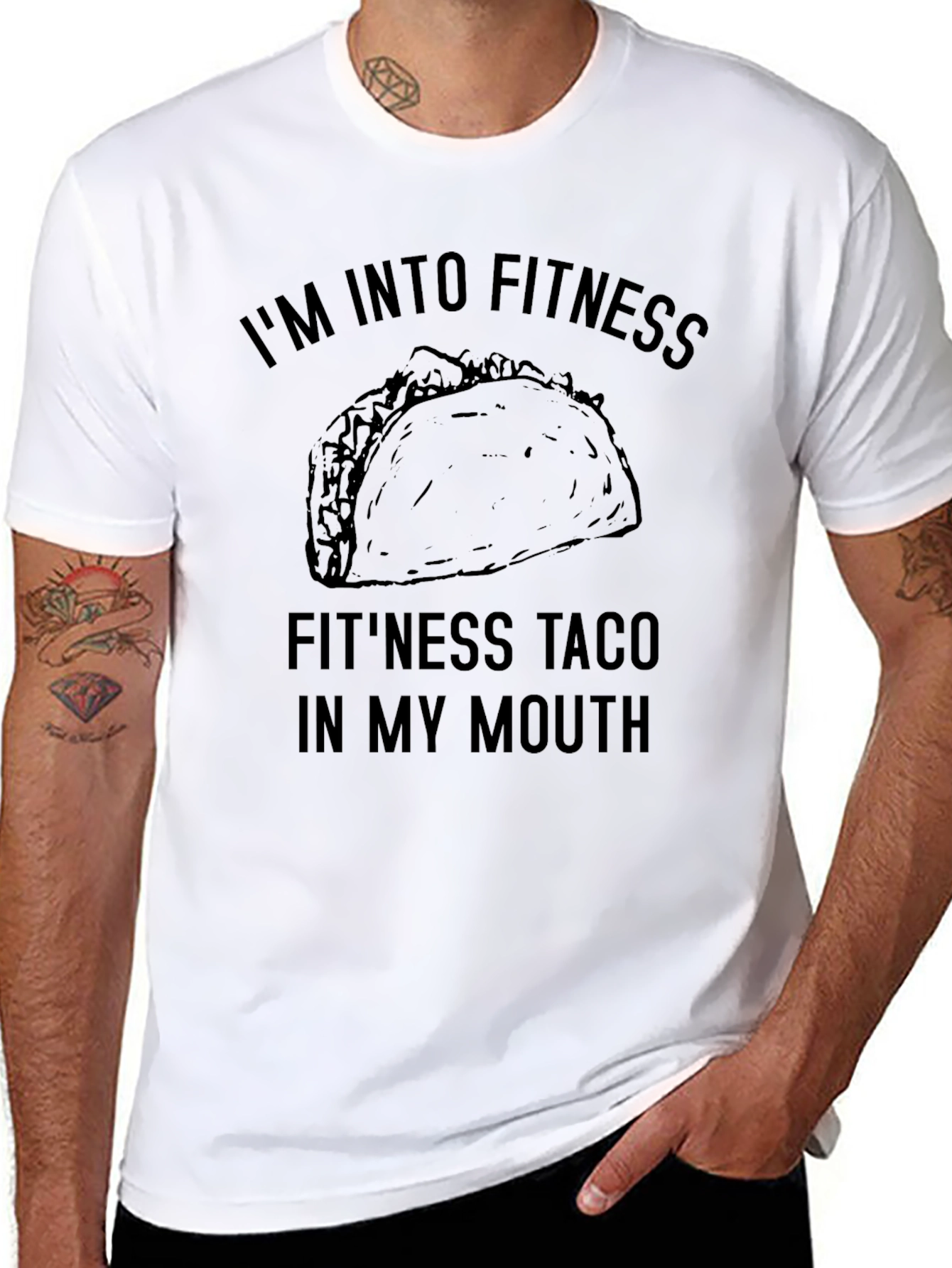 Fitness Taco Black T-Shirt