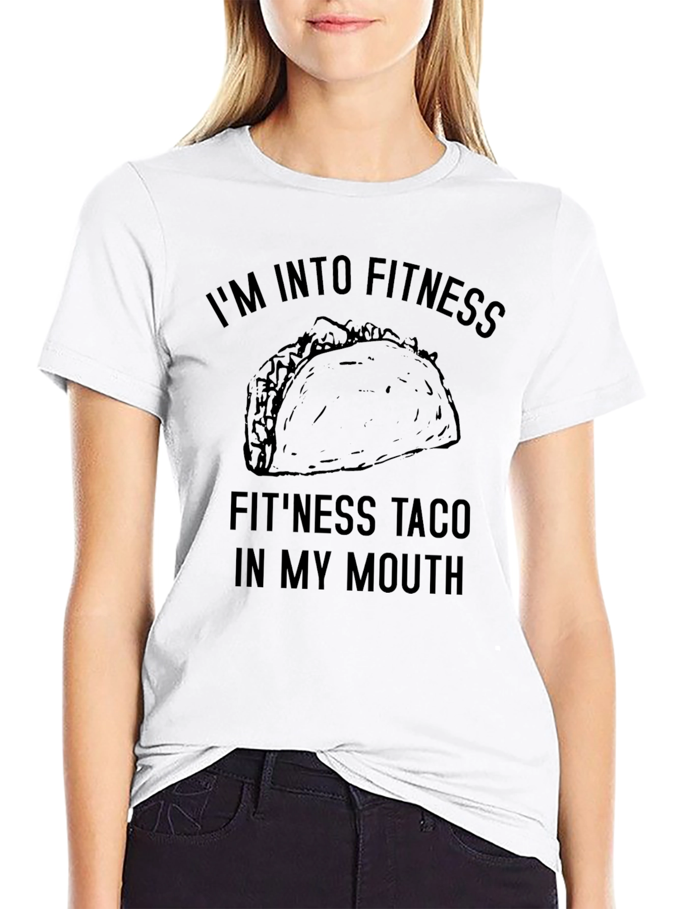 Fitness Taco Black T-Shirt