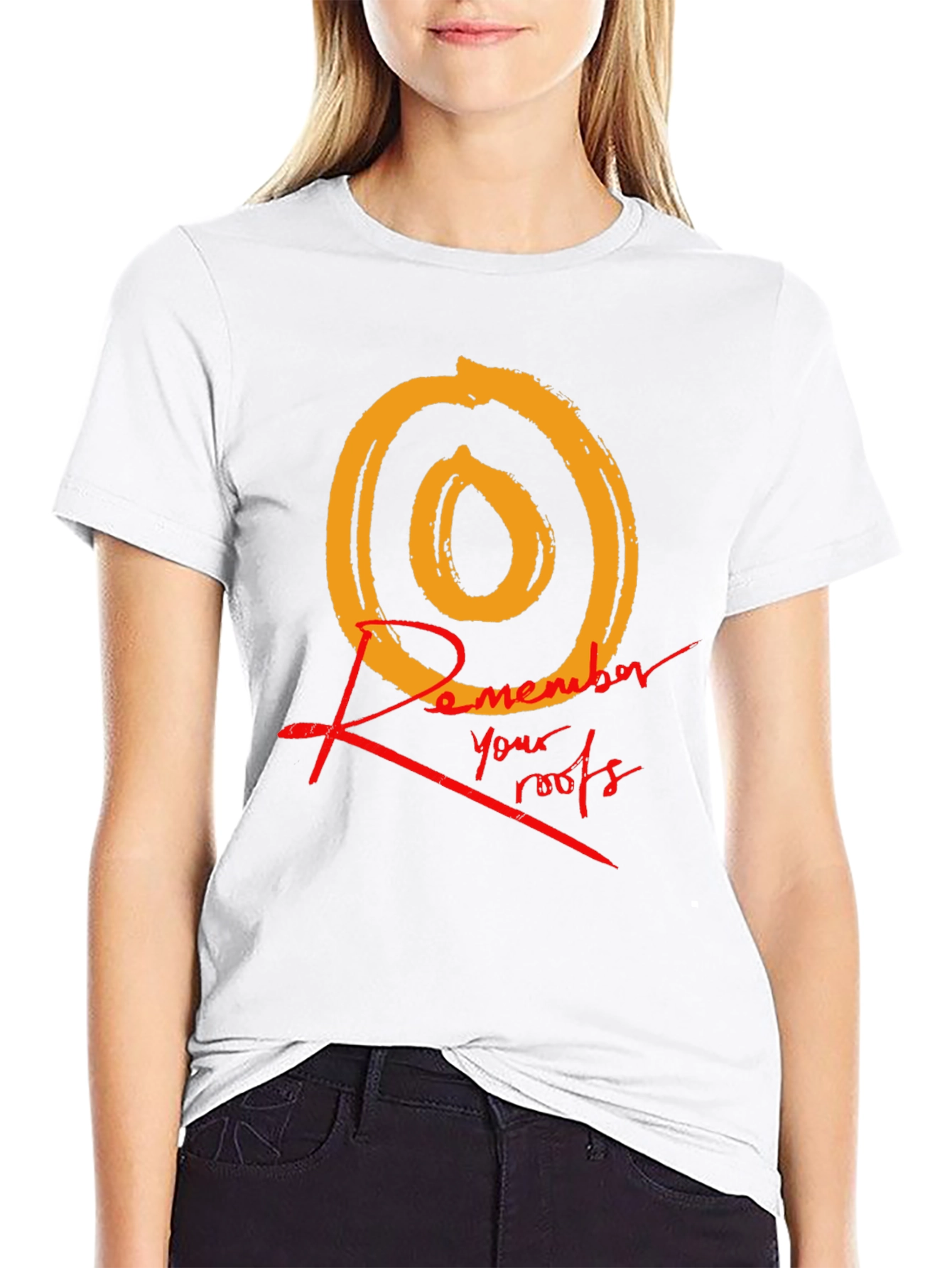 Remember Your Roots Graphic Tee - Black