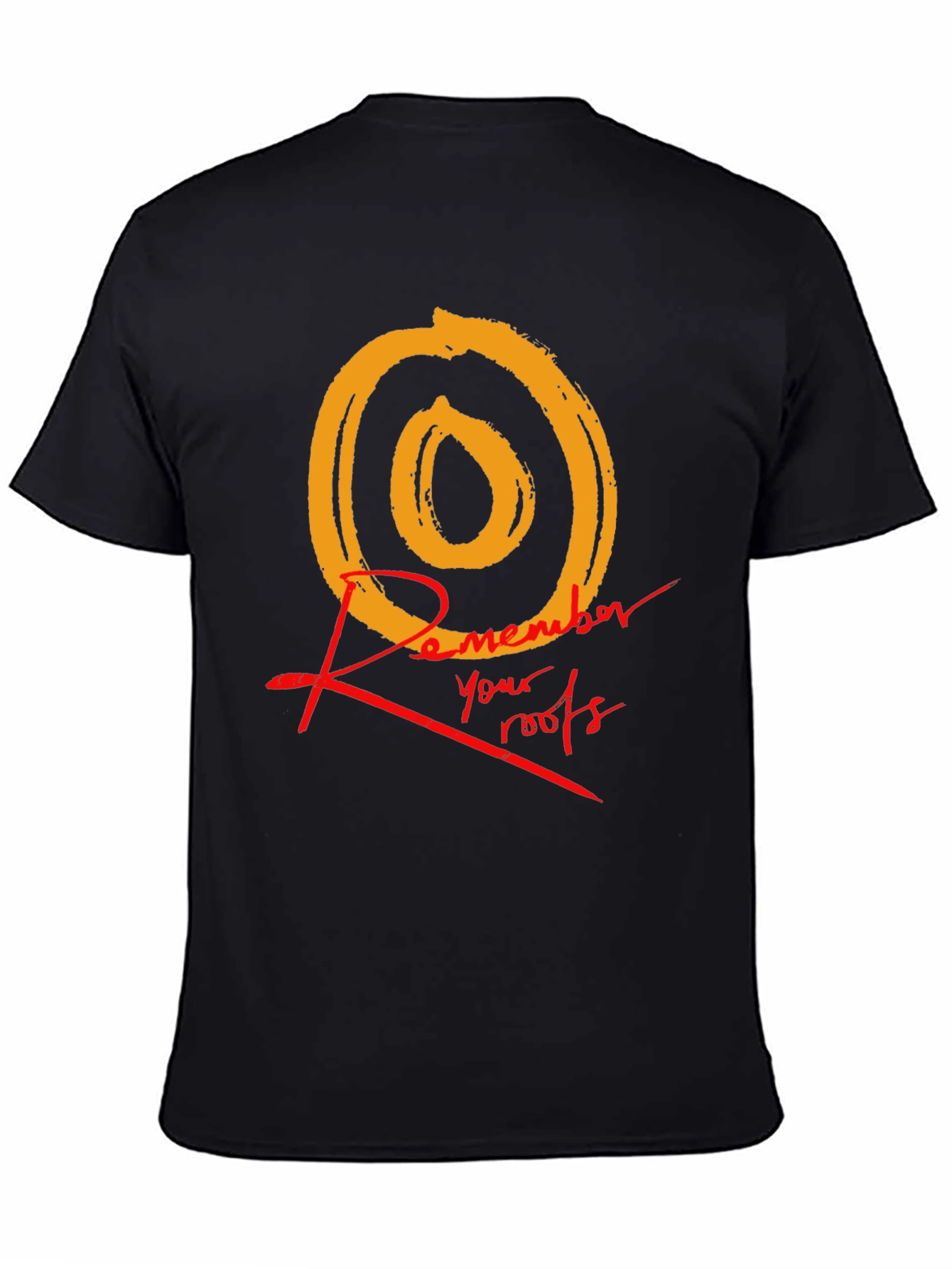 Remember Your Roots Graphic Tee - Black