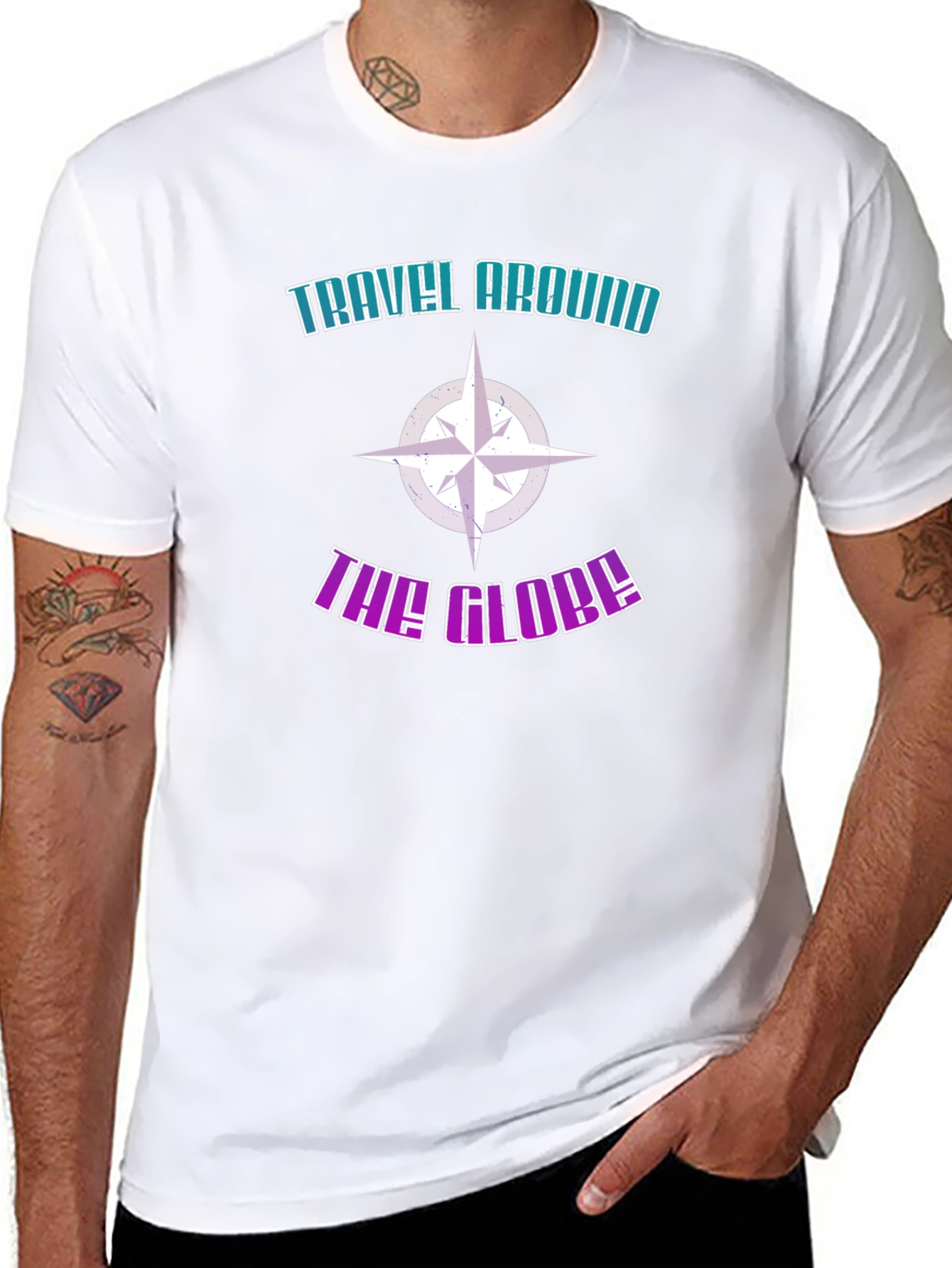 Travel Around the Globe Graphic Tee