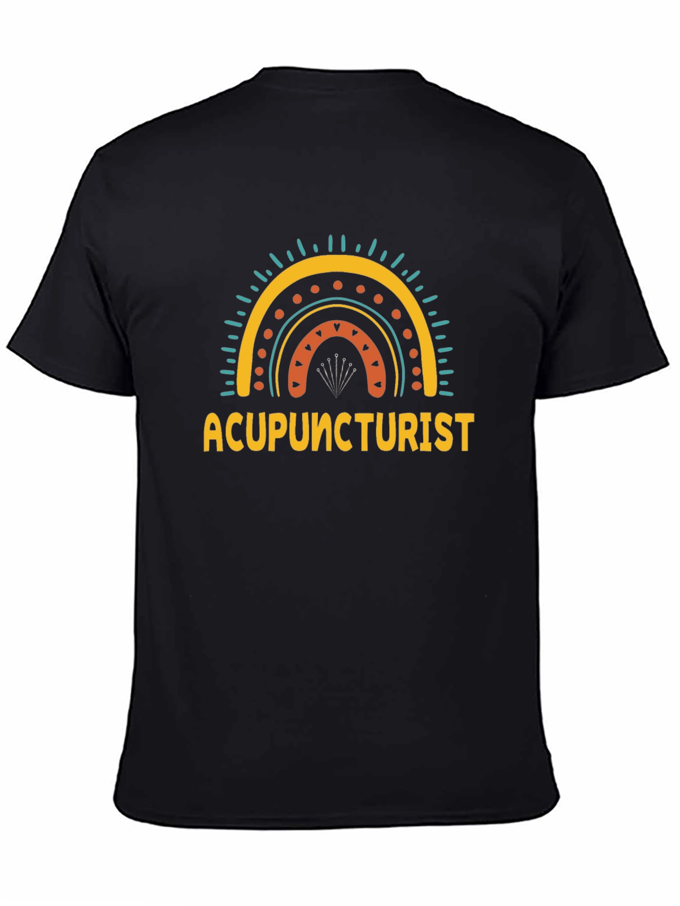 Acupuncturist Rainbow Graphic Tee