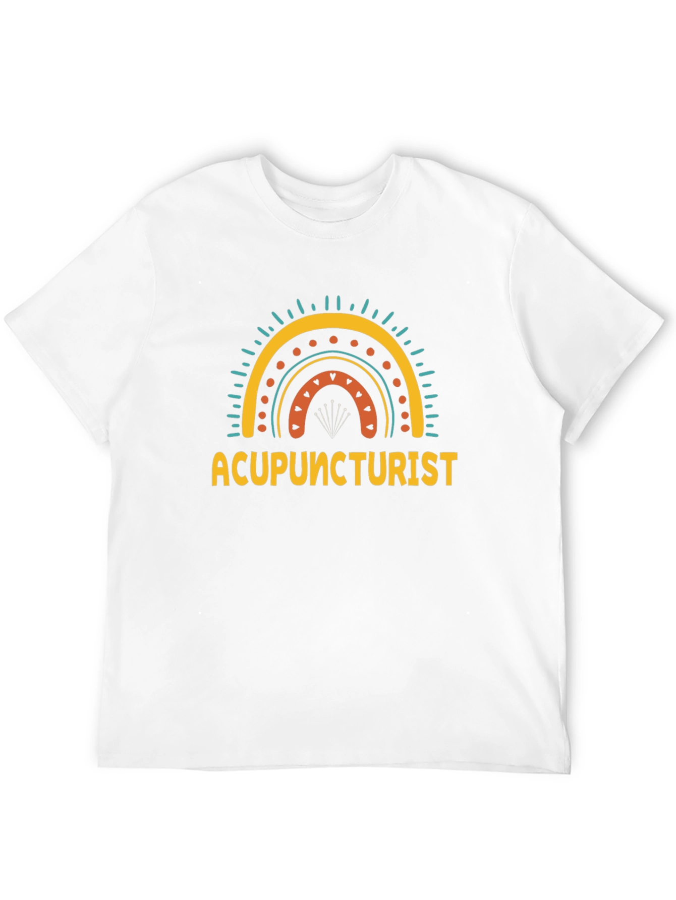 Acupuncturist Rainbow Graphic Tee