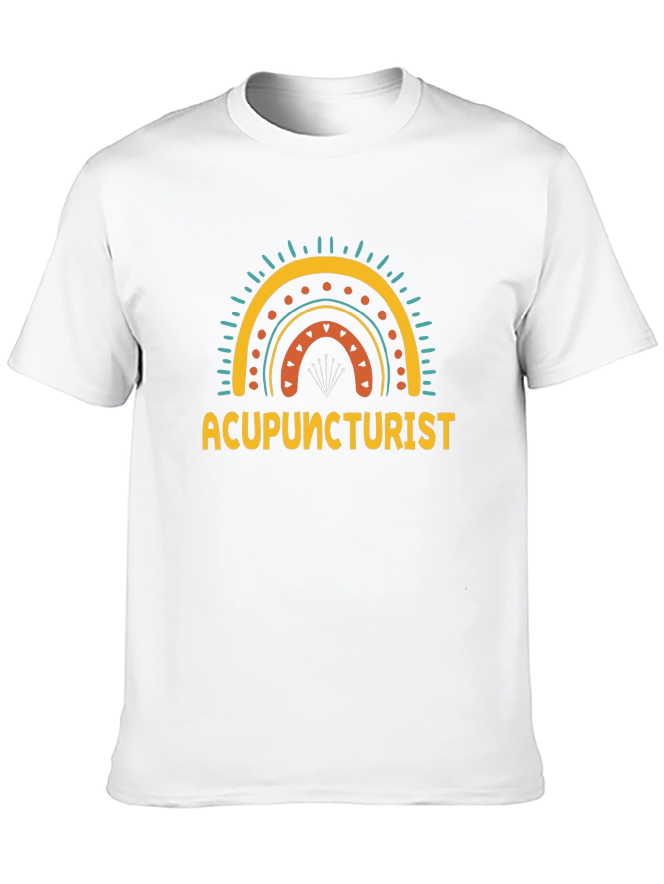 Acupuncturist Rainbow Graphic Tee