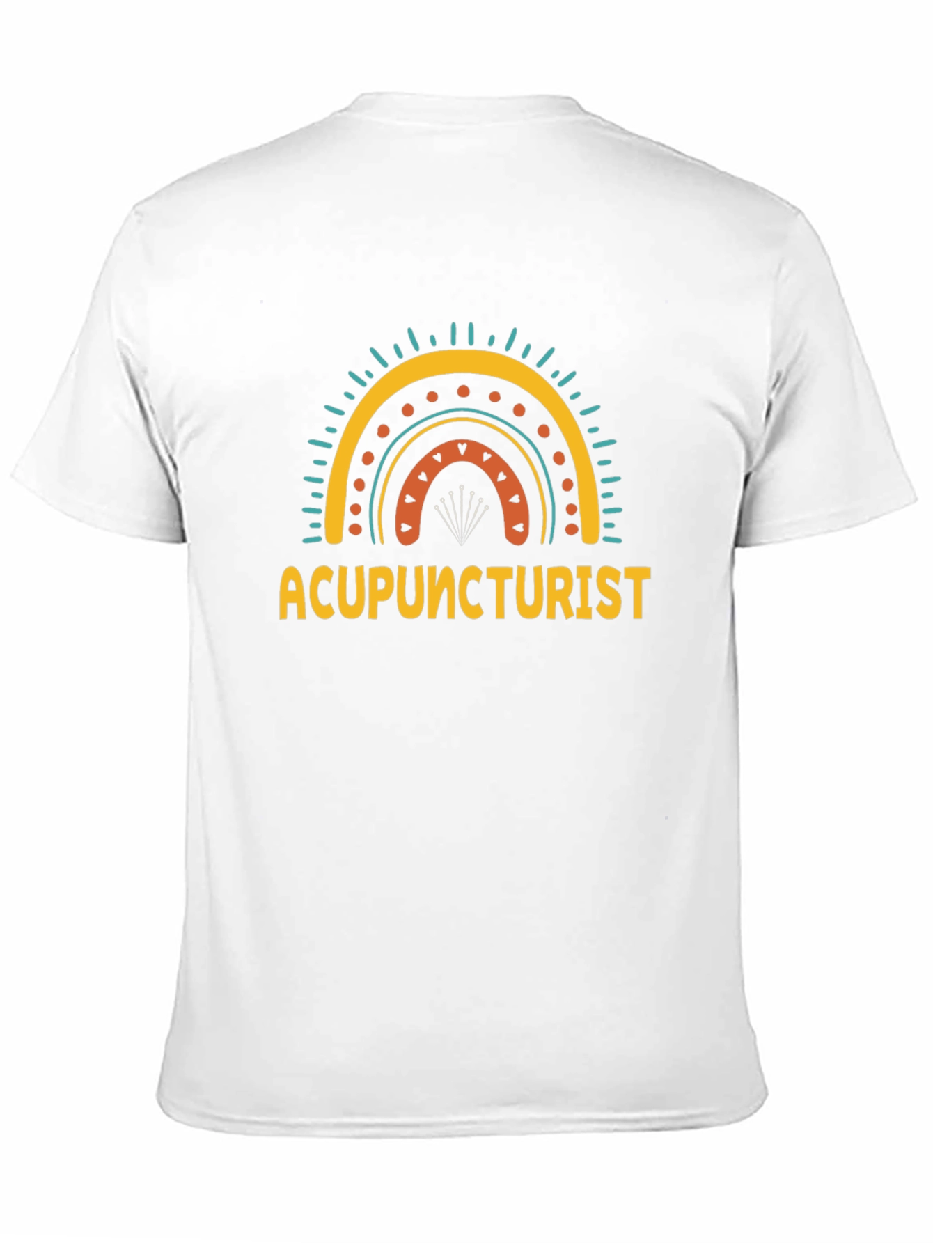 Acupuncturist Rainbow Graphic Tee