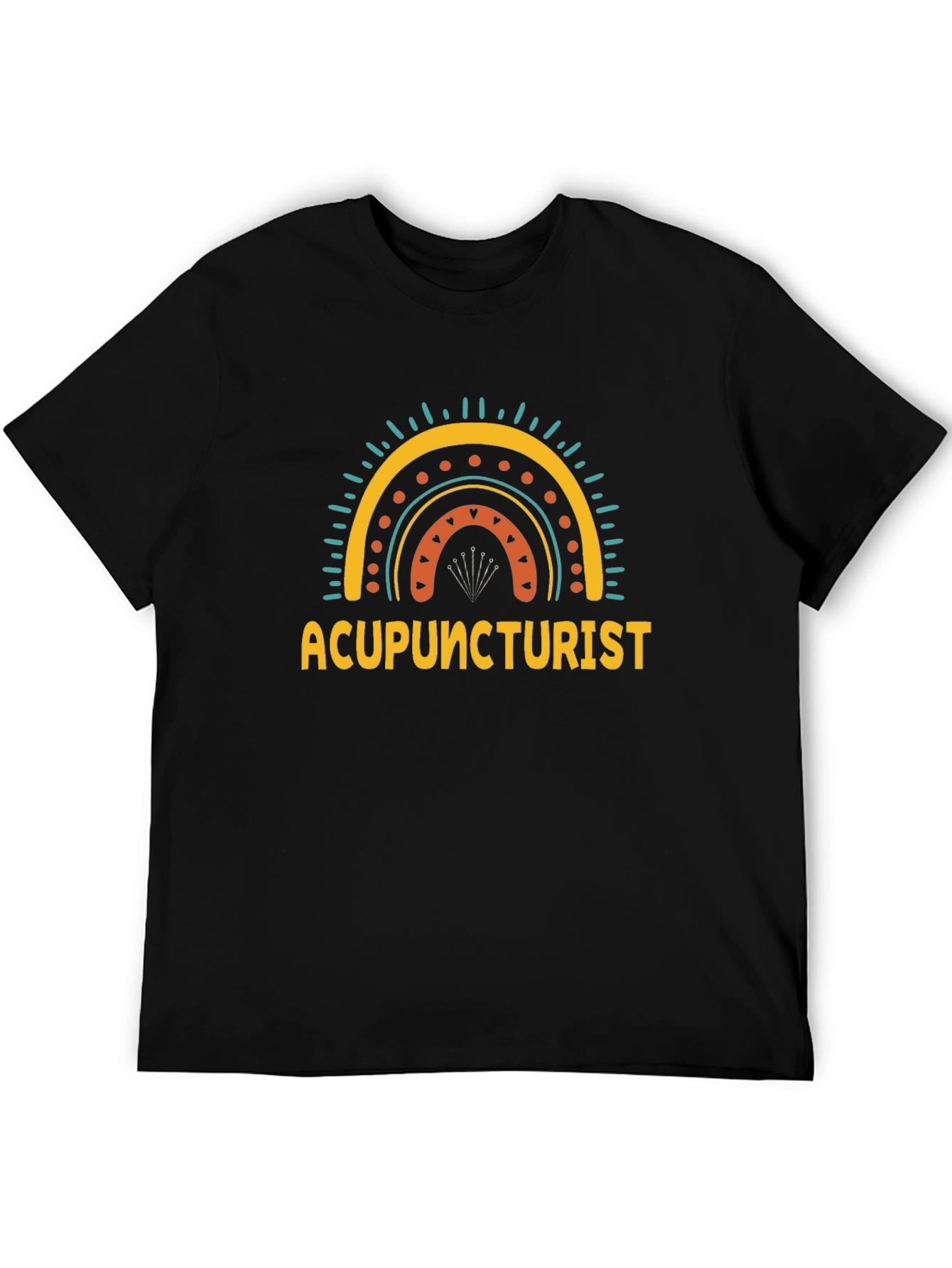 Acupuncturist Rainbow Graphic Tee