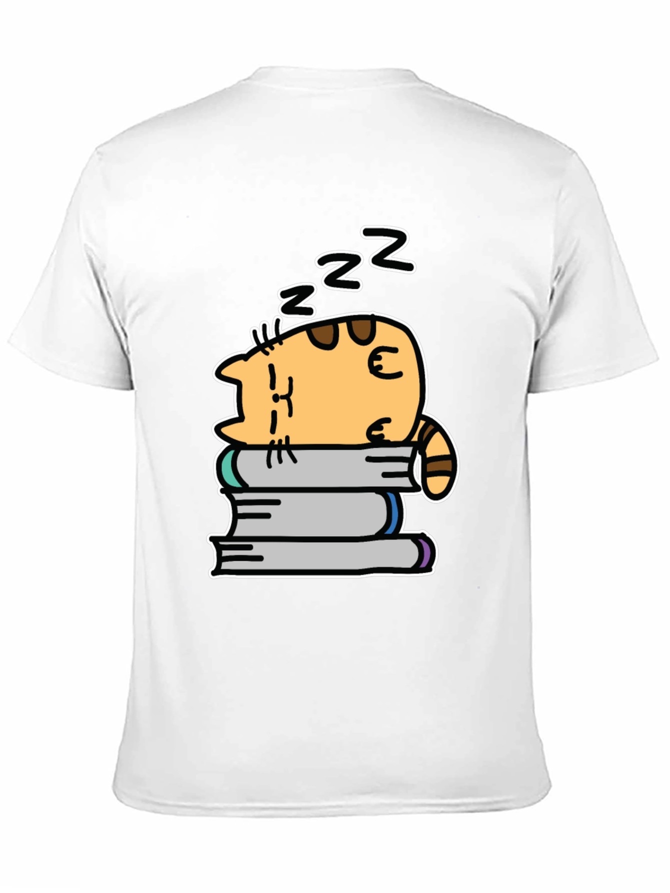 Cute Cat Nap T-Shirt - Unisex Black Tee