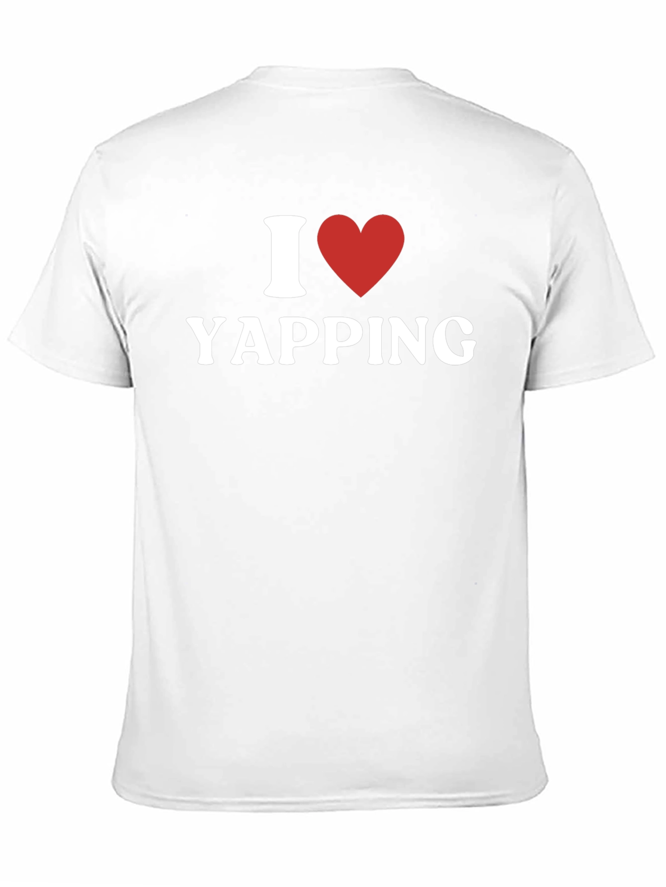 I Heart Yapping Black T-Shirt