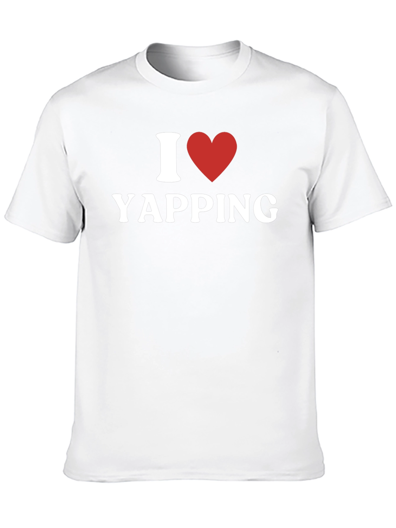 I Heart Yapping Black T-Shirt