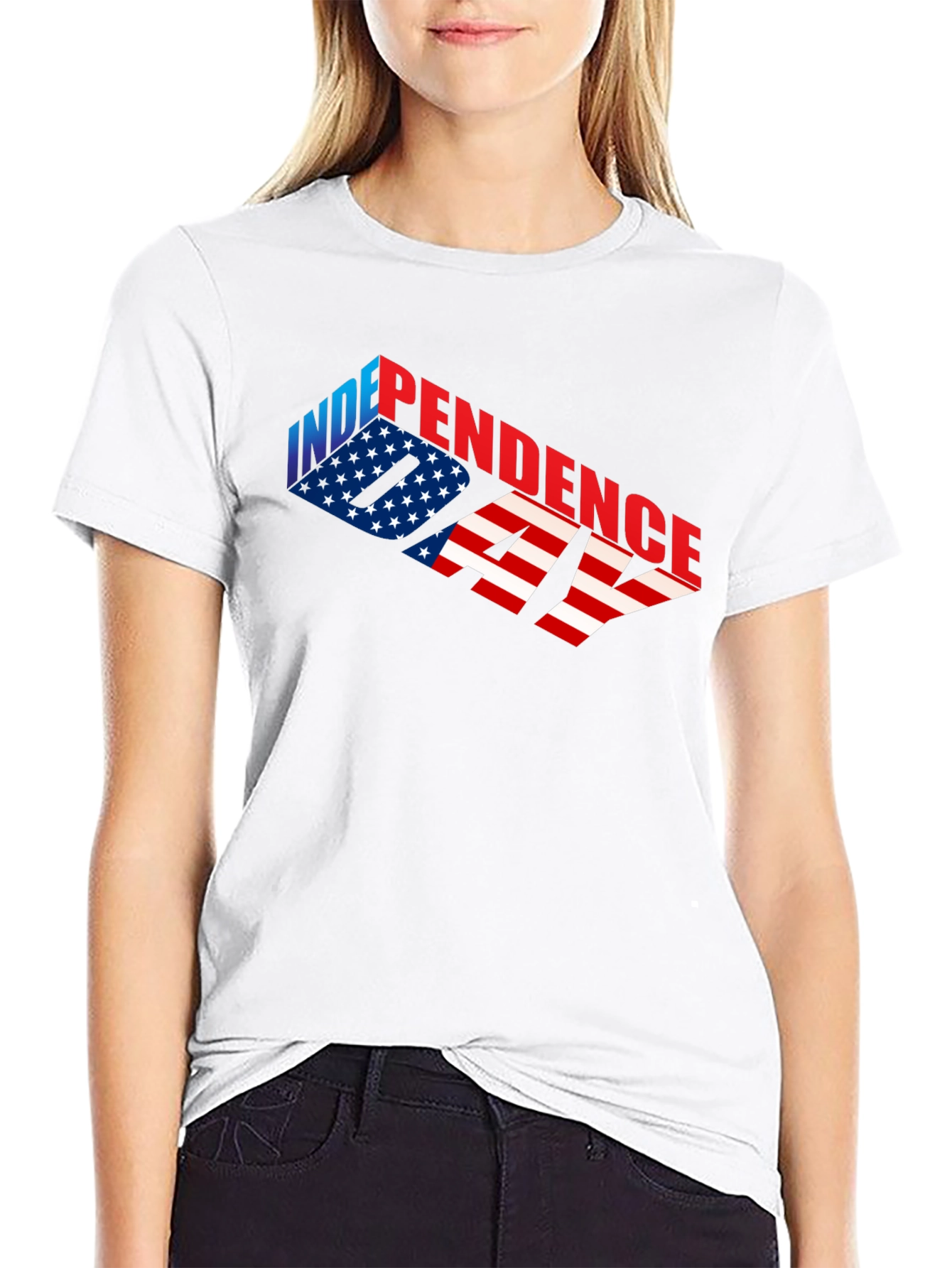 Independence Day Graphic T-Shirt - USA Patriotic Tee